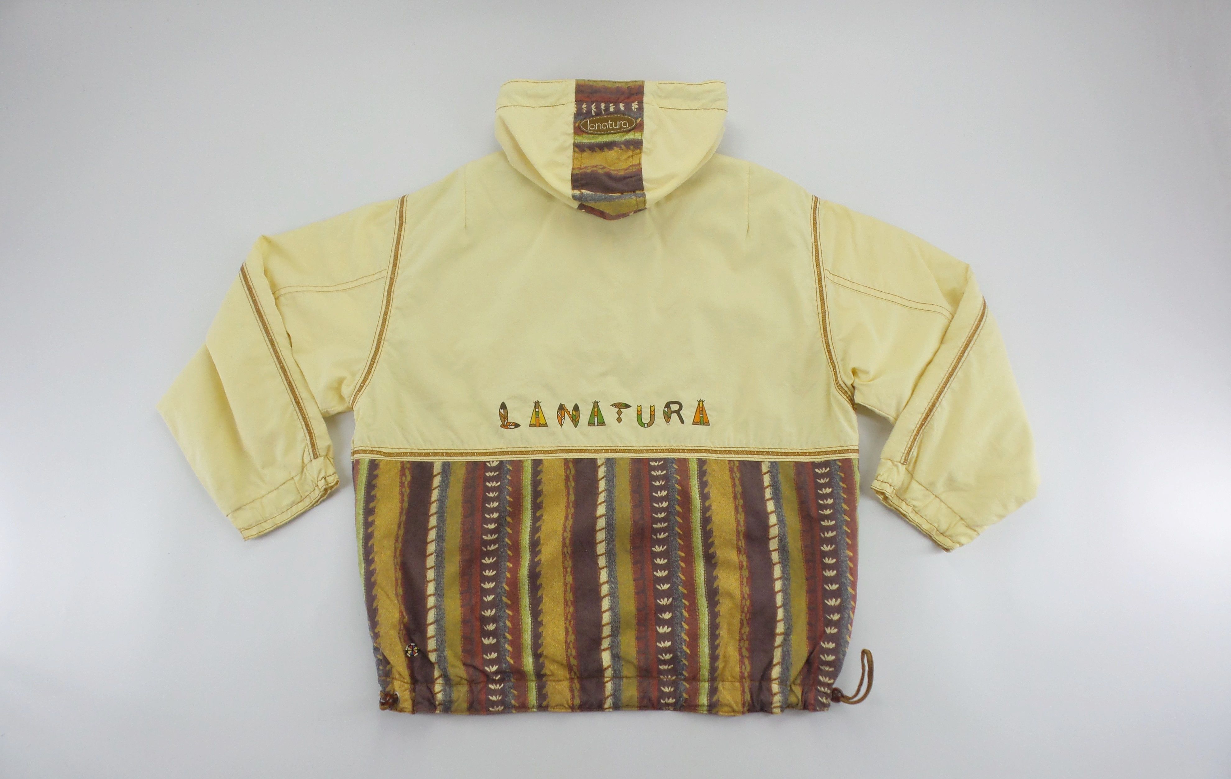 Goldwin × Japanese Brand Vintage 90's Lanatura By Goldwin Aztec Design Hoodies Size US L / EU 52-54 / 3 - 8 Thumbnail