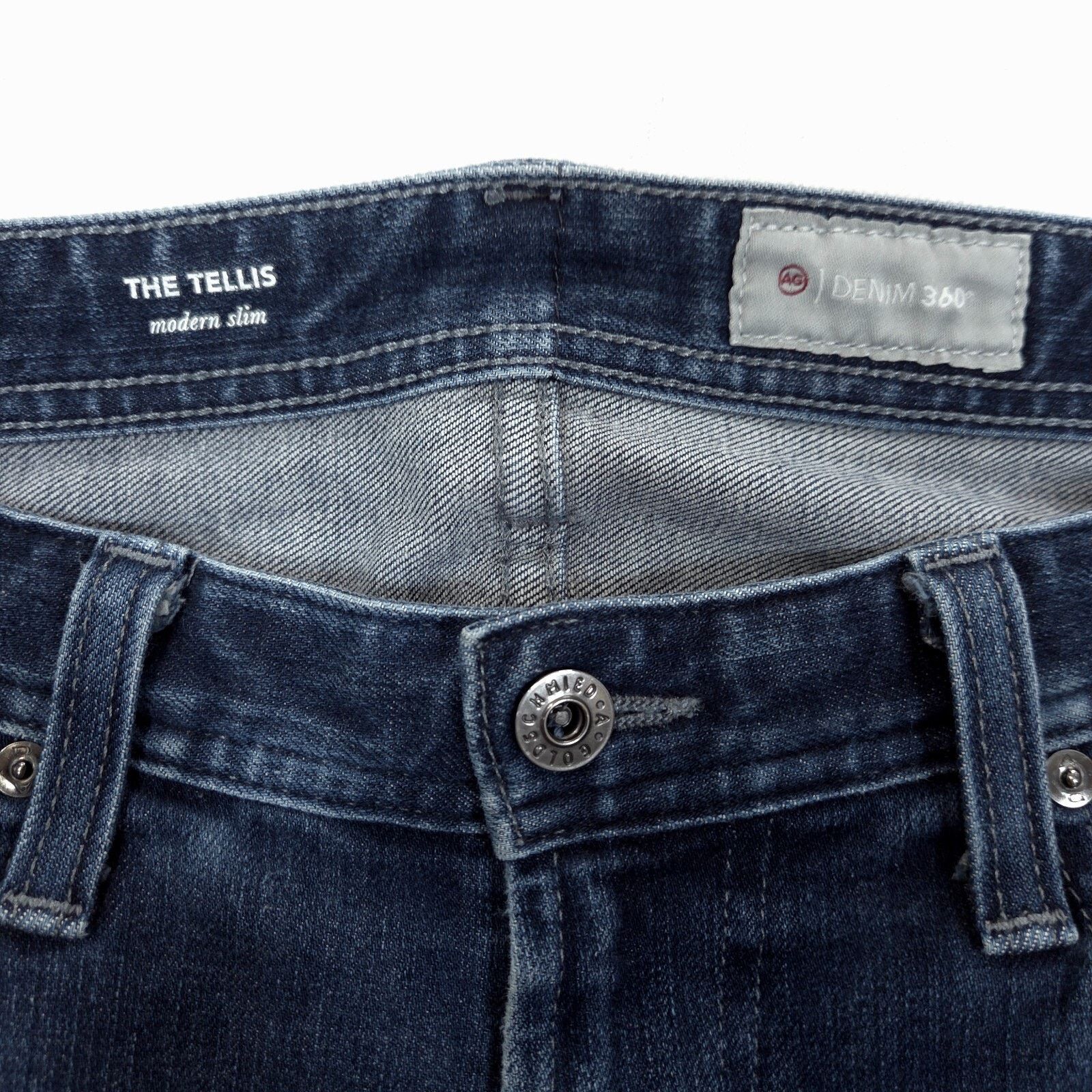 AG Adriano Goldschmied Adriano Goldschmied The Tellis Jeans Mens 32x30.5 Slim 360 Size US 32 / EU 48 - 3 Thumbnail