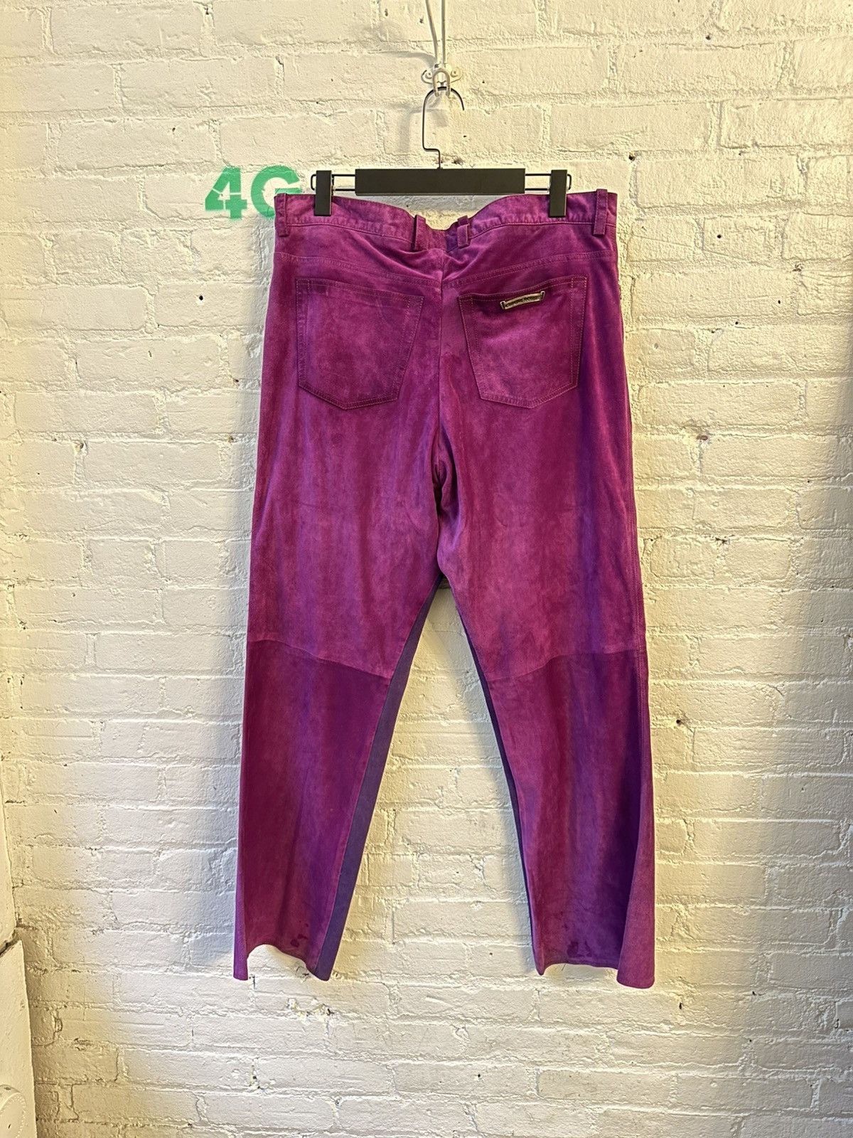 Chrome Hearts CHROME HEARTS PURPLE SUEDE FLURS Size US 34 / EU 50 - 7 Thumbnail