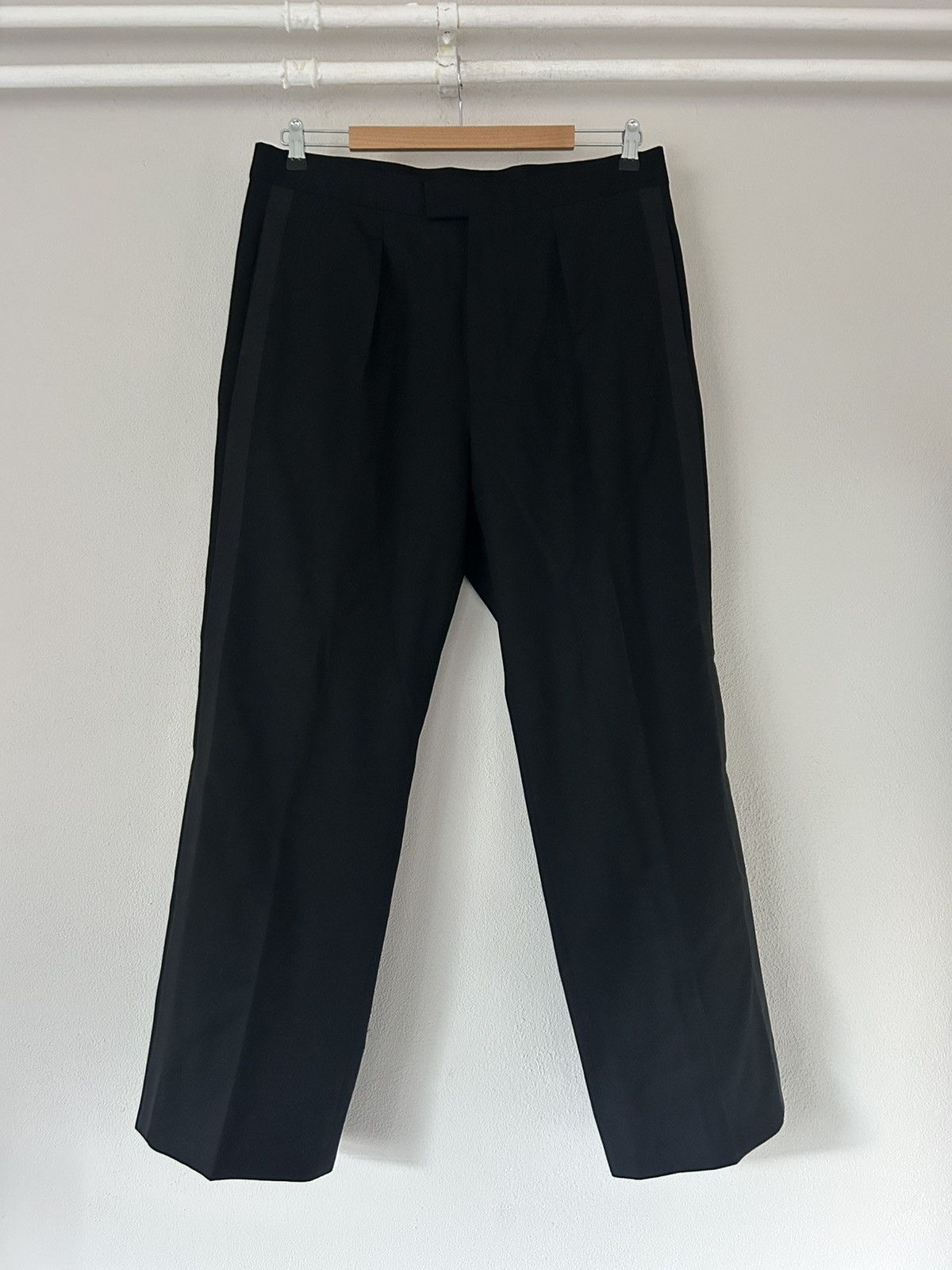 Gucci Gucci Wide-Leg Wool Trousers with Side Stripes Size US 36 / EU 52 - 5 Thumbnail