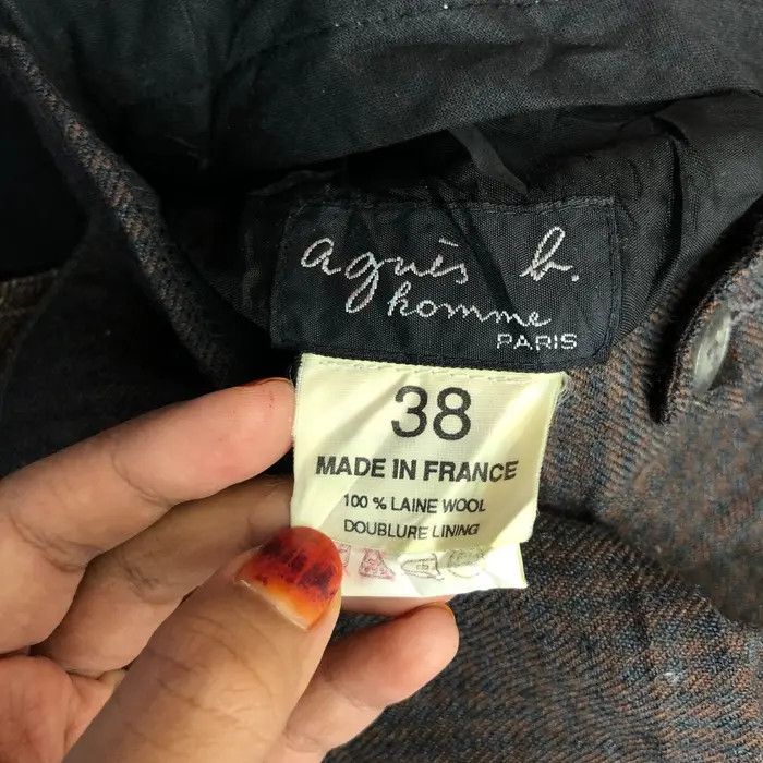 agnes b. Vtg AGNES B. HOMME Paris Made In France Casual Pant Size 32" / US 10 / IT 46 - 6 Thumbnail