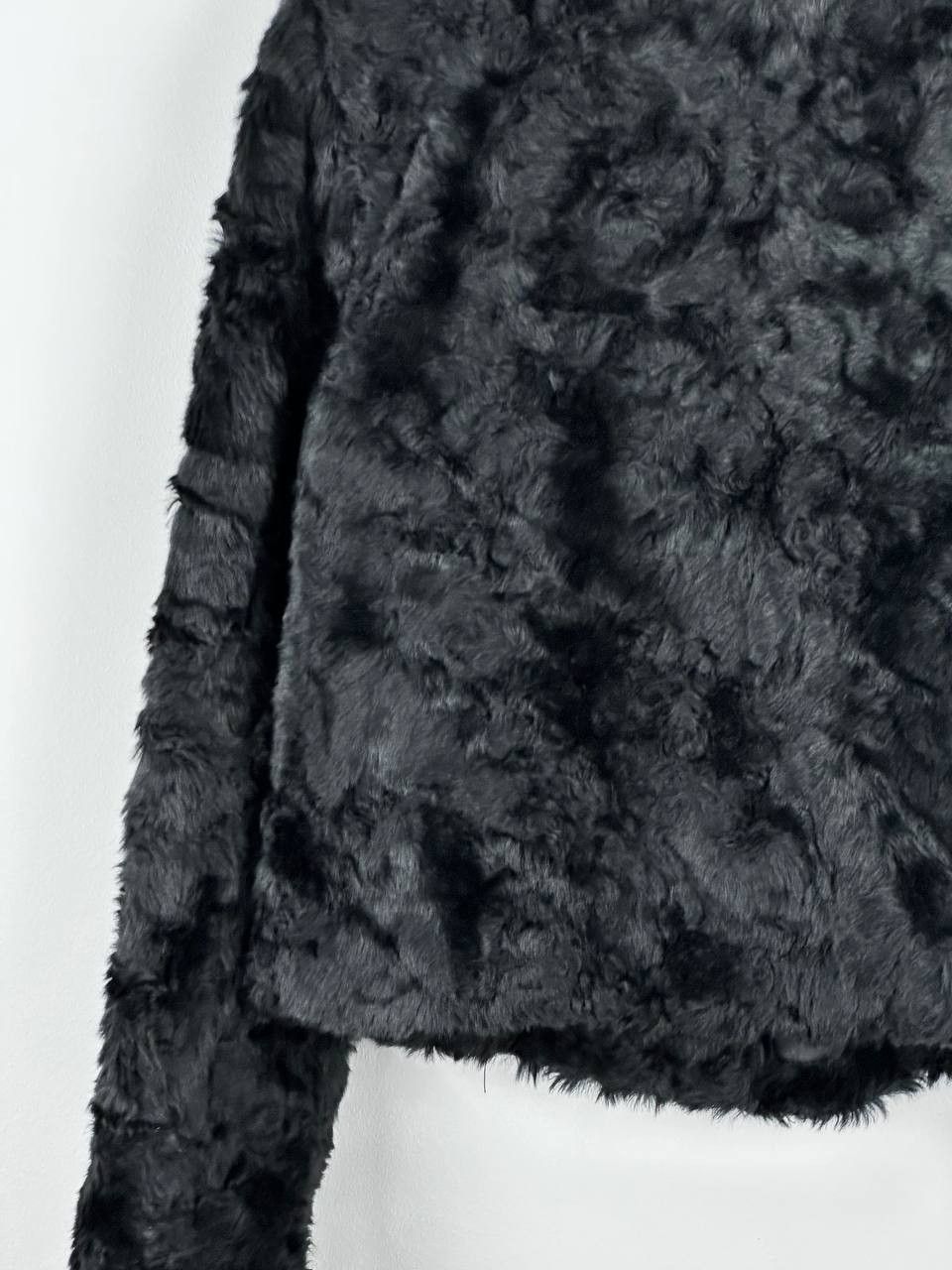 Vintage Vintage Faux Fur Cropped Biker Jacket Avantgarde Size S / US 4 / IT 40 - 10 Thumbnail