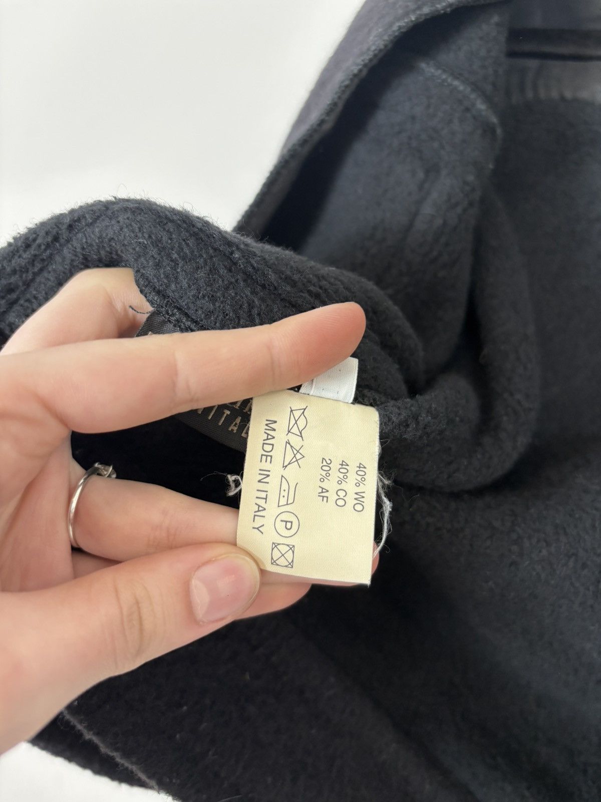 Dsquared2 Vintage Dsquared2 Unisex Black Short Wool Bomber Jacket Size US M / EU 48-50 / 2 - 15 Thumbnail