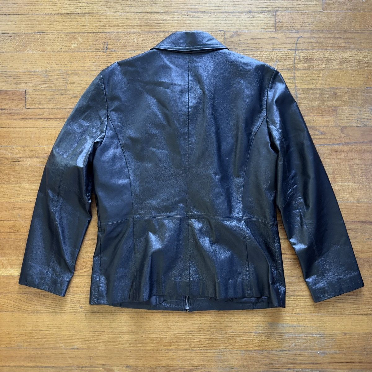 Worthington VTG 90’s Leather Jacket Size L / US 10 / IT 46 - 6 Thumbnail