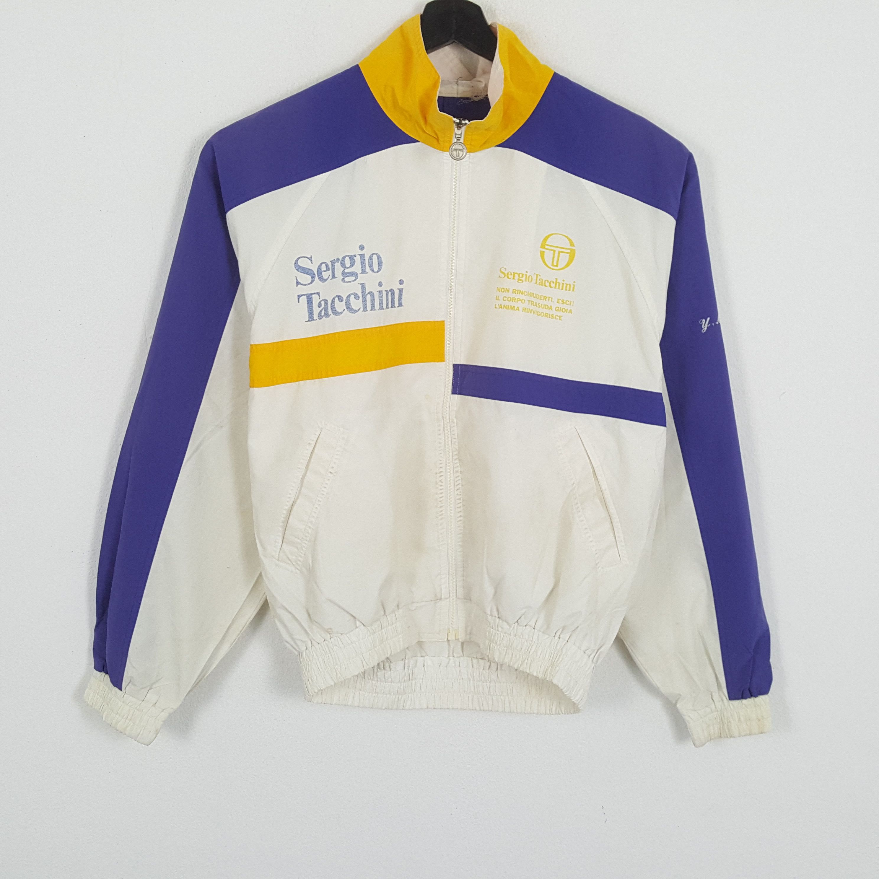 Sergio Tacchini × Vintage SERGIO TACHINI Sportswear Style Jacket Size US L / EU 52-54 / 3 - 3 Thumbnail