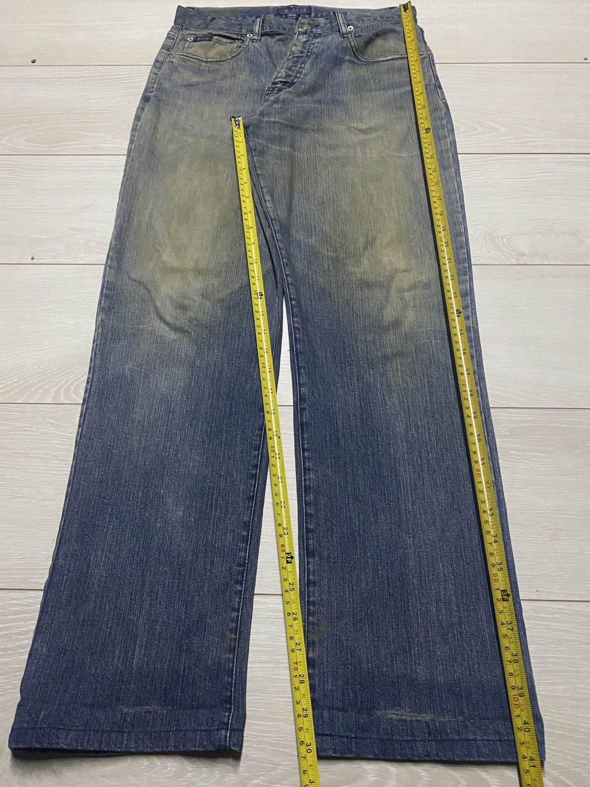 Beverly Hills Polo Club Vintage Beverly Hills Polo Club Mud Wash Loose Jeans Size US 30 / EU 46 - 10 Thumbnail