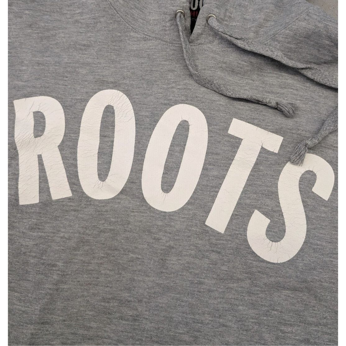 Roots × Vintage Vintage 90s Roots Athletics Big Logo Grey hoodie Size US M / EU 48-50 / 2 - 2 Thumbnail