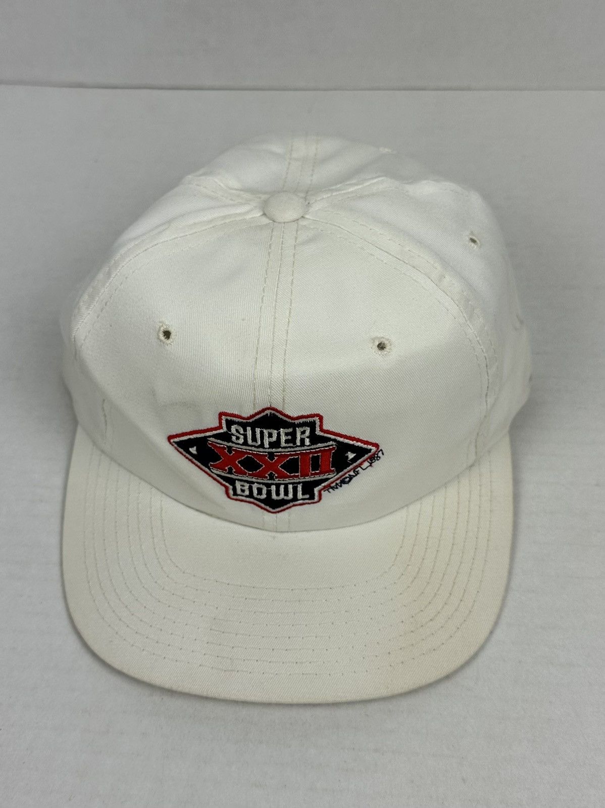 Sports Specialties Vintage Super Bowl XXII 1987 Sports Specialties Snapback Hat Size ONE SIZE - 10 Thumbnail