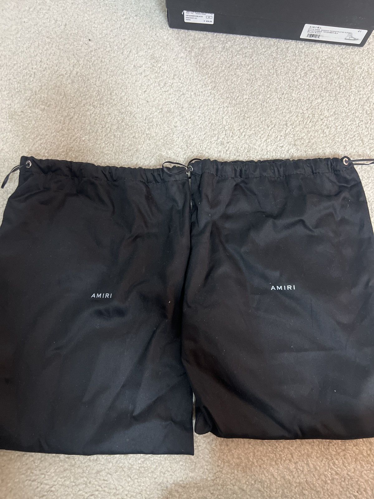 Amiri Bandana Reconstructed Sneakers in Multicolor Size US 8 / EU 41 - 9 Thumbnail