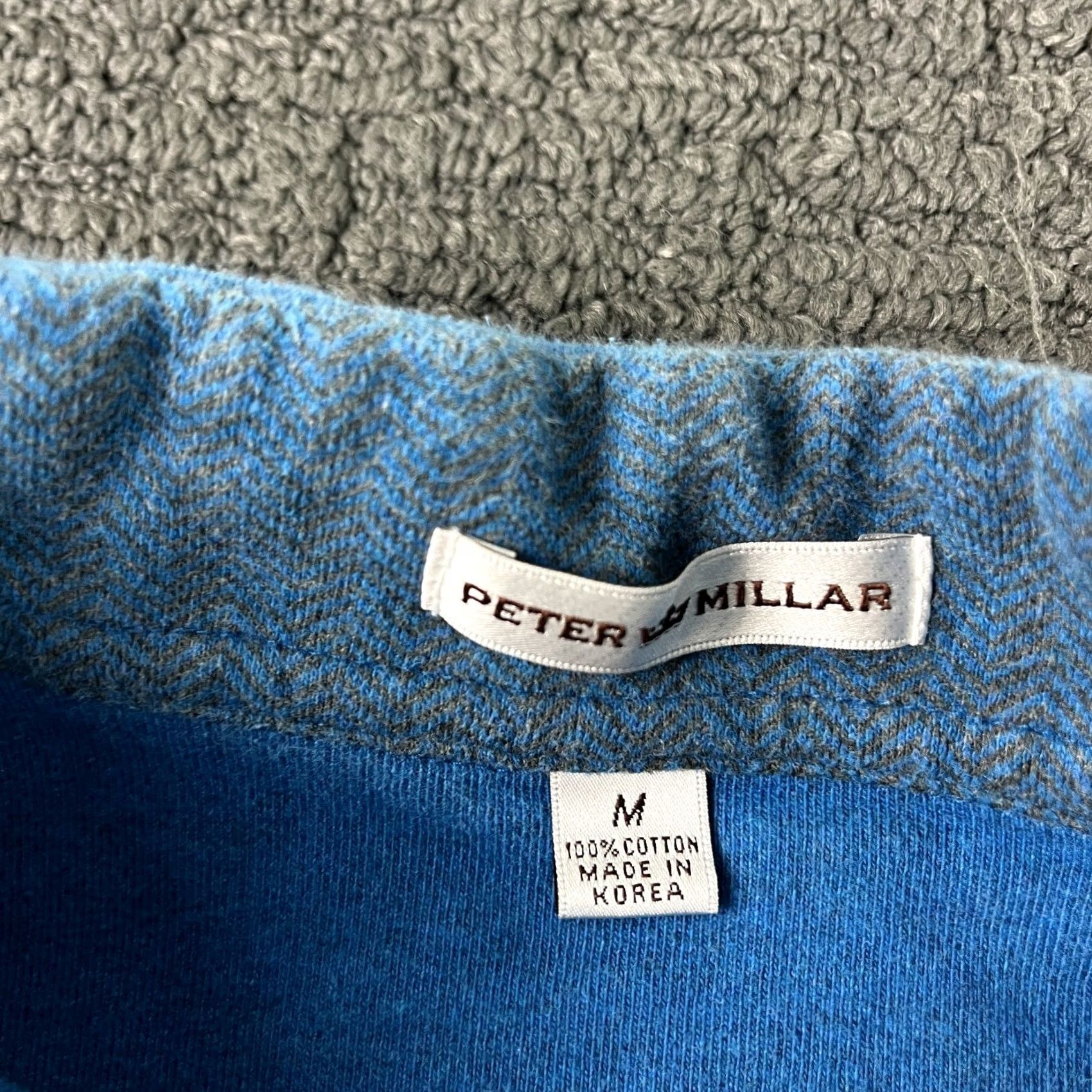 Peter Millar Peter Millar Sweater Vest Mens M Blue 1/4 Zip Pullover Golf Cotton Vest Shirt Pullover Mens Blue 1/4 Zip Golf Cotton Size US M / EU 48-50 / 2 - 3 Thumbnail