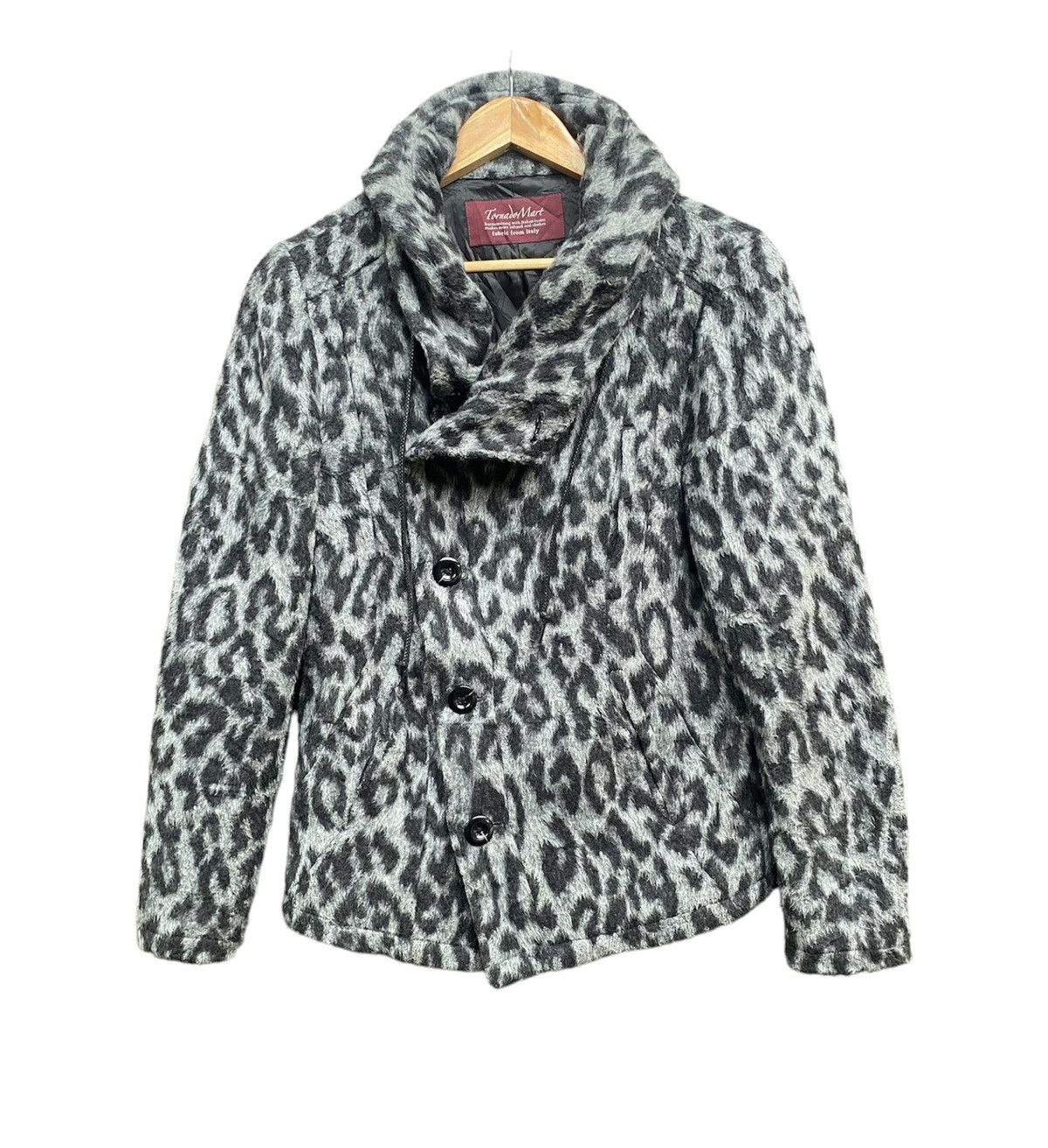 Japanese Brand × Tornado Mart Tornado Mart Mink Fur Leopard Jacket Size M / US 6-8 / IT 42-44 - 1 Thumbnail