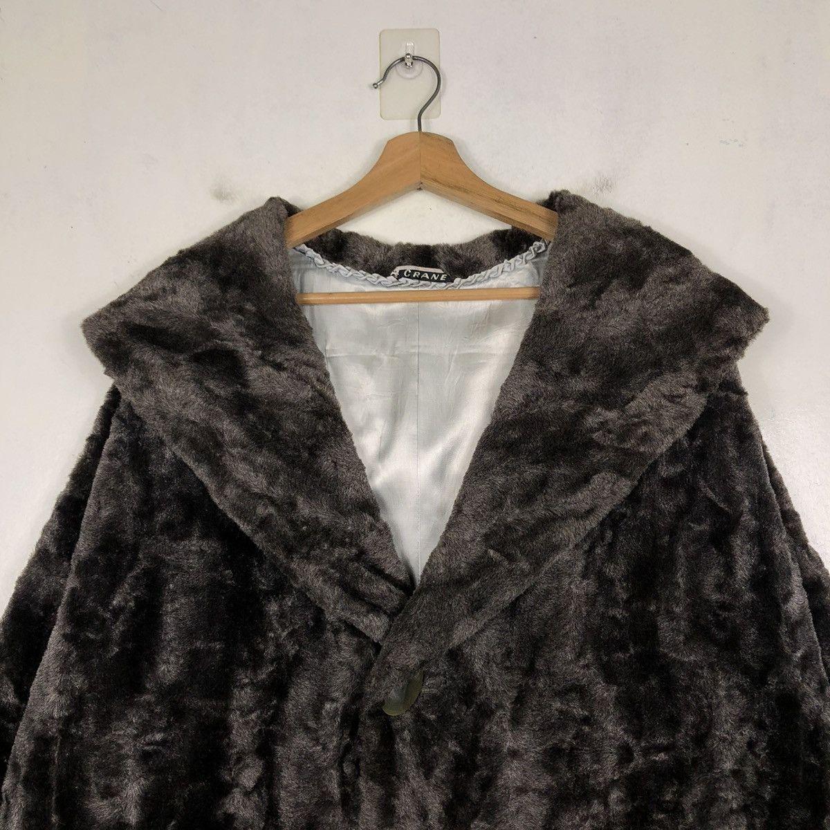 Japanese Brand 📌VINTAGE MOHAIR WOOL CASHMERE JACKET CRANE DOUBLE COLLAR Size US L / EU 52-54 / 3 - 6 Thumbnail