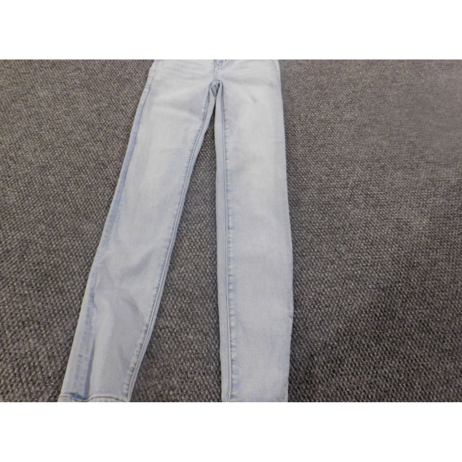 American Eagle Outfitters American Eagle Womens 0 High Rise skinny blue Jeggings Size 25" / US 0 / IT 36 - 6 Thumbnail