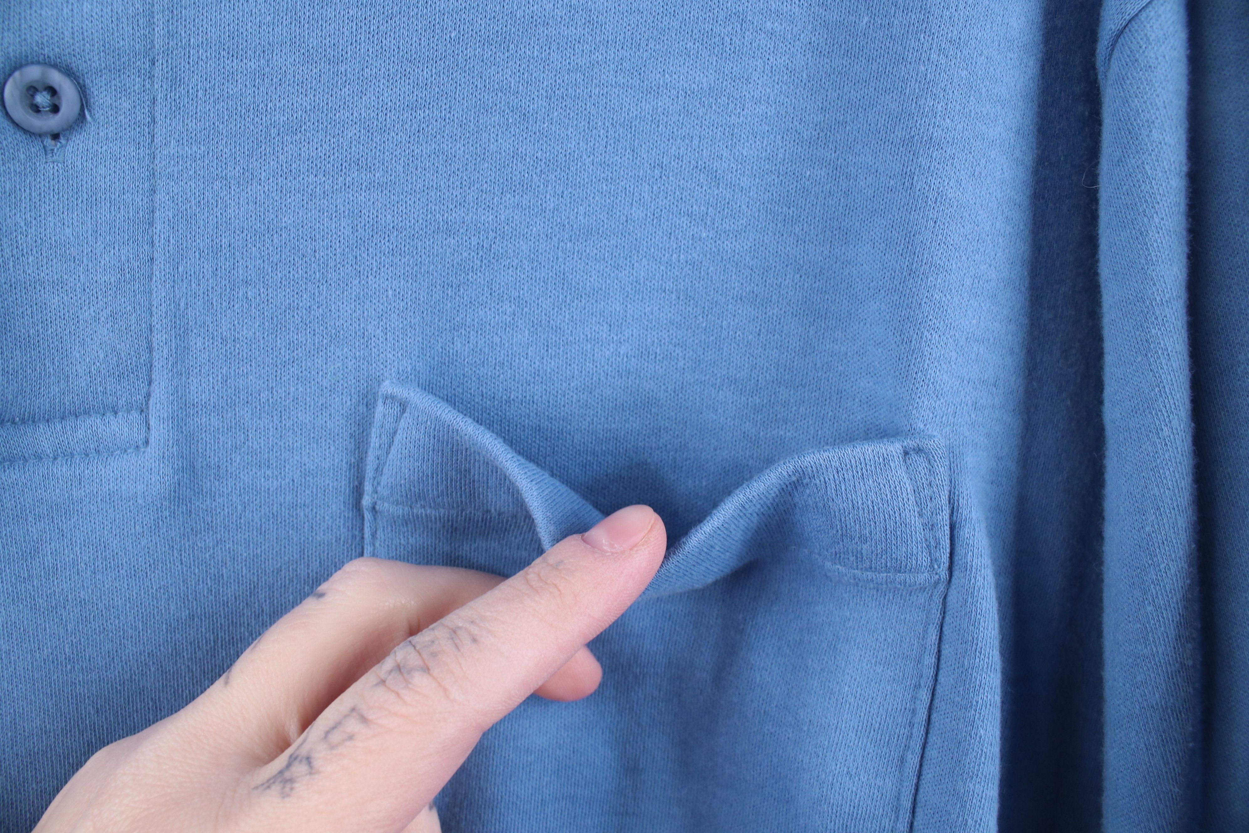 Lands' End Vintage 90s Lands End Cotton Knit Long Sleeve Rugby Polo USA Size US L / EU 52-54 / 3 - 4 Thumbnail