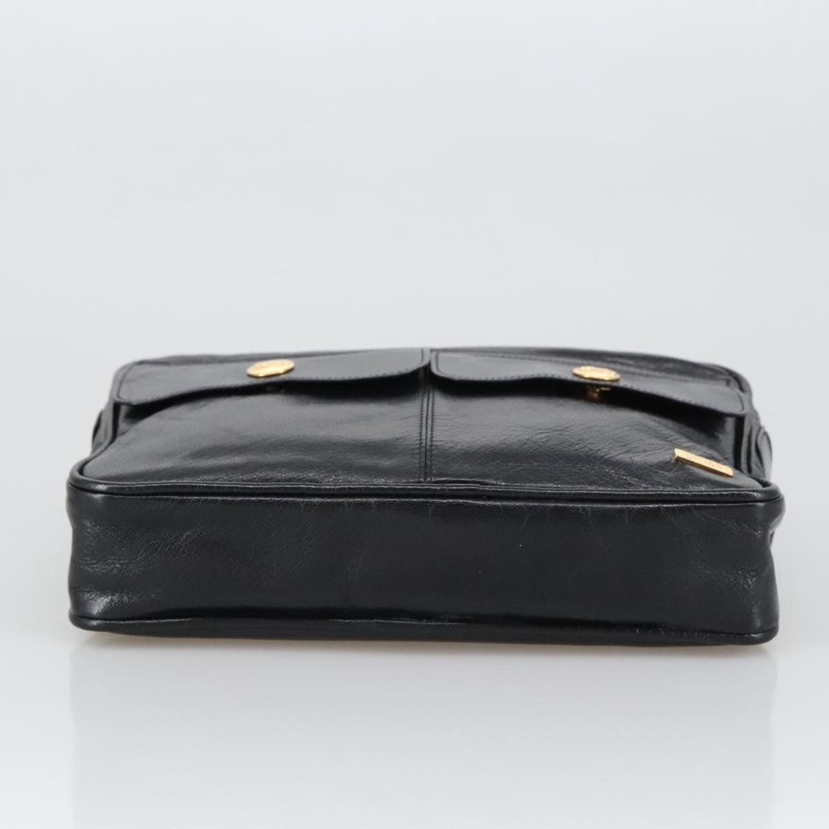 Celine CELINE Shoulder Bag Leather Black Gold Size ONE SIZE - 5 Thumbnail