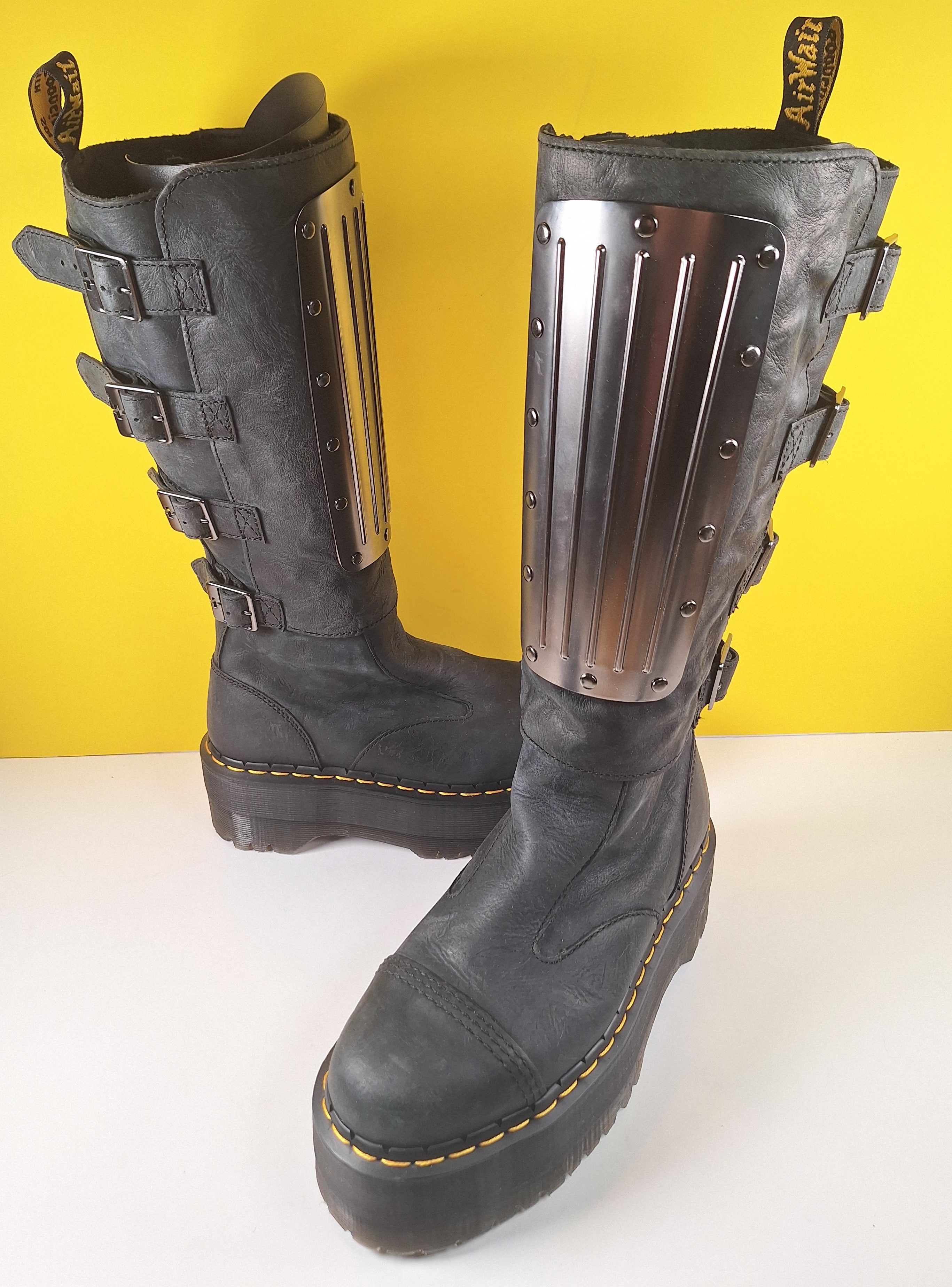 Dr. Martens Dr Martens Jadon Max GRD Hardware US 8 Platform Armor Rare Size US 8 / IT 38 - 5 Thumbnail