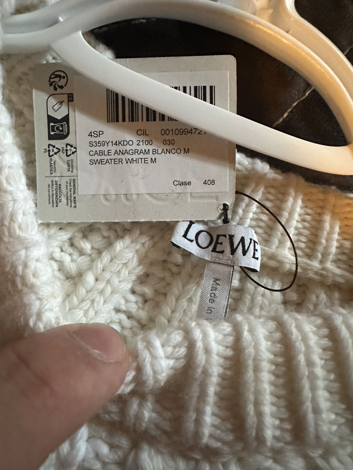 Loewe Loewe Wool Sweater Size M / US 6-8 / IT 42-44 - 3 Thumbnail