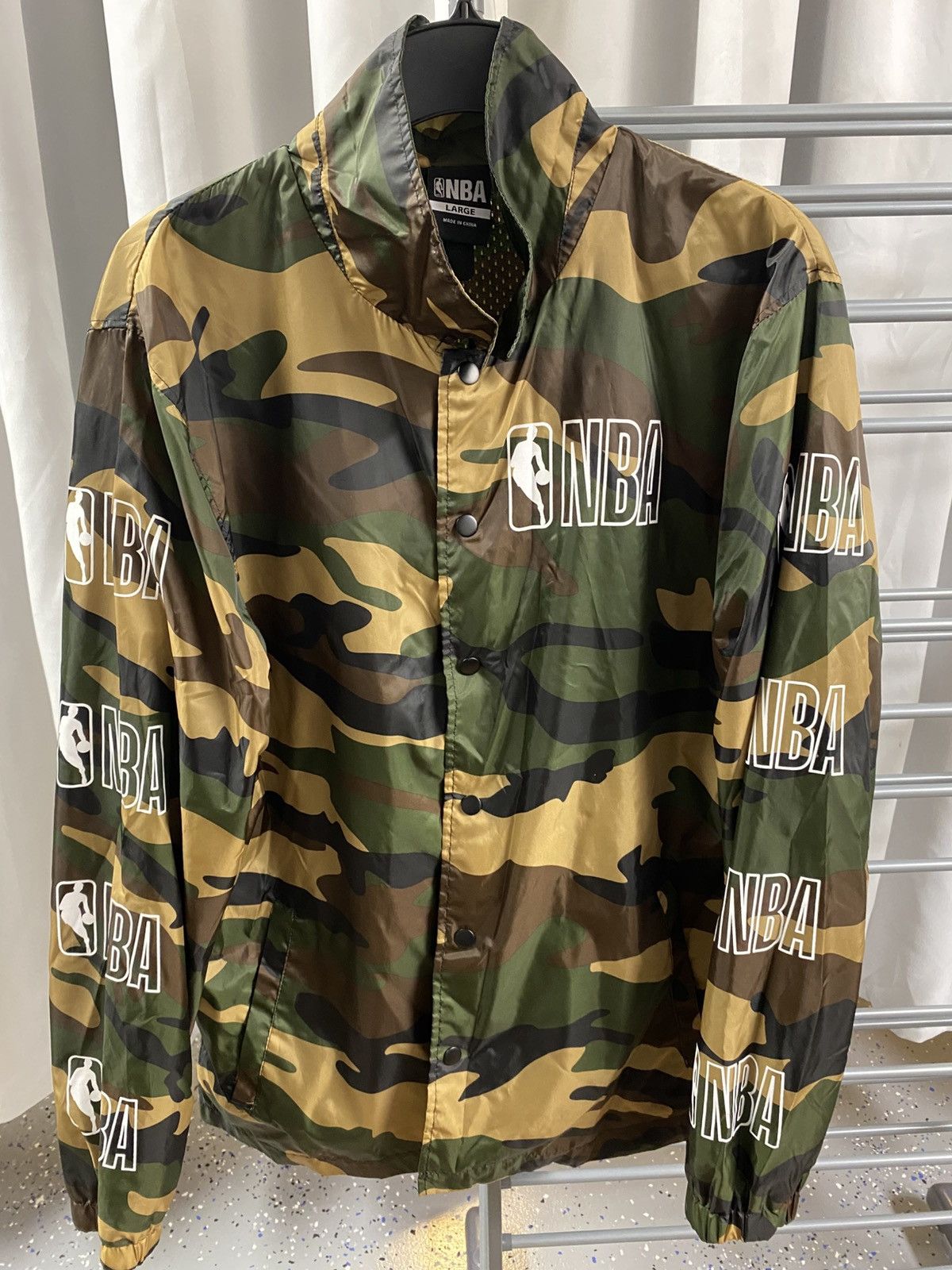 NBA NBA Camo Windbreaker Size US L / EU 52-54 / 3 - 1 Thumbnail