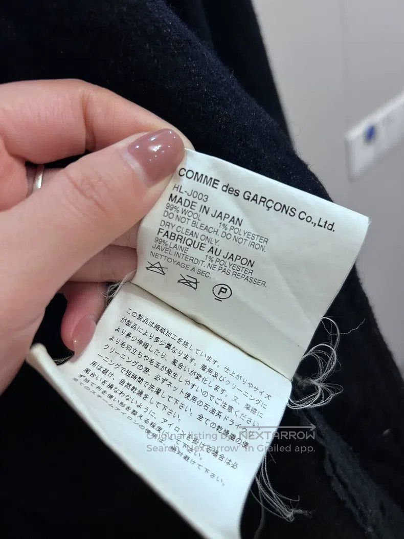 Comme des Garcons Comme Des Garcons Napped Wool Jacket Size M / US 6-8 / IT 42-44 - 8 Thumbnail