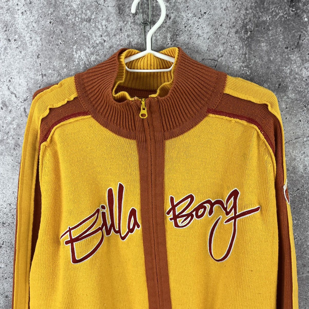 Billabong Vtg 90’s Billabong Wool Zip Sweater Knit Embroidery Big Logo Size US XL / EU 56 / 4 - 2 Thumbnail