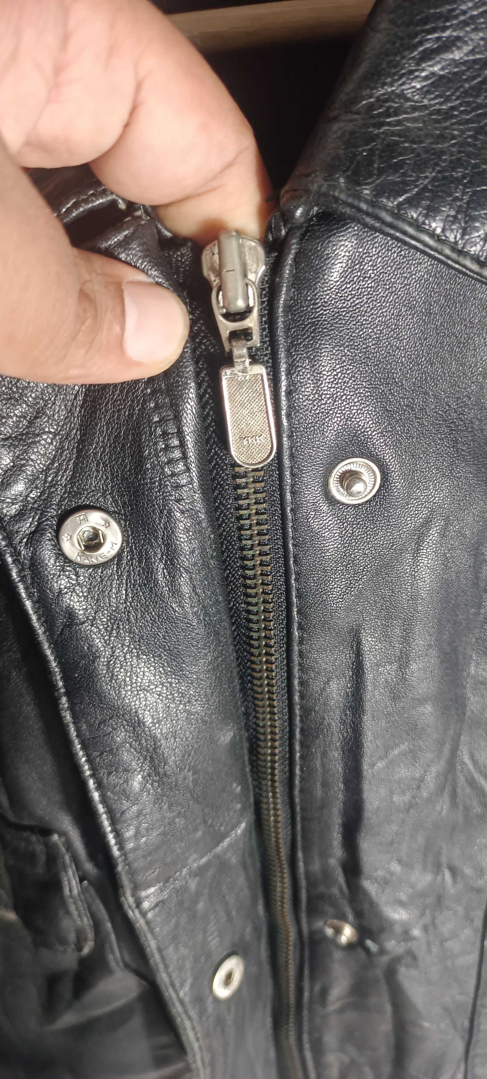 Vintage Vintage Genuine Black Leather TheAlternative Size US L / EU 52-54 / 3 - 9 Thumbnail