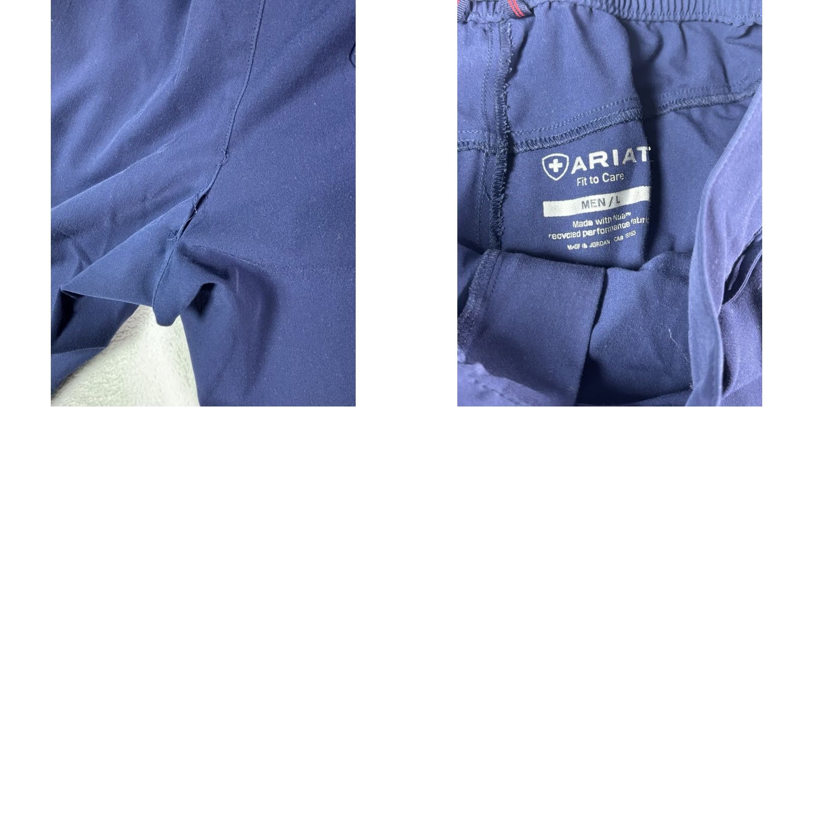 Ariat VINTAGE Ariat Pants Navy Blue Men Large Scrub Fit to Care Derham? Size US 33 - 8 Thumbnail