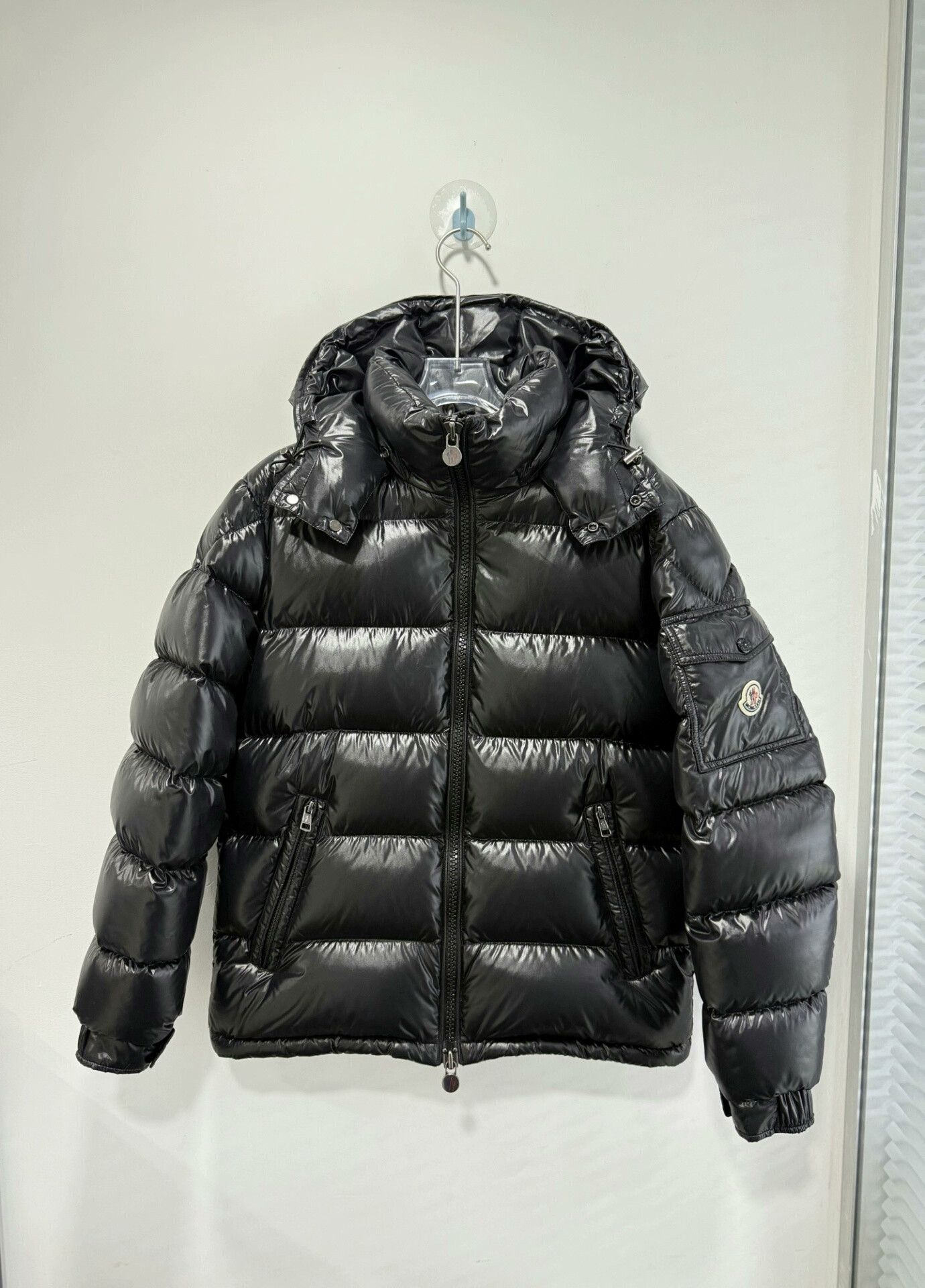 Moncler Moncler Maya Black Down Jacket 0 Size XS / US 0-2 / IT 36-38 - 1 Thumbnail