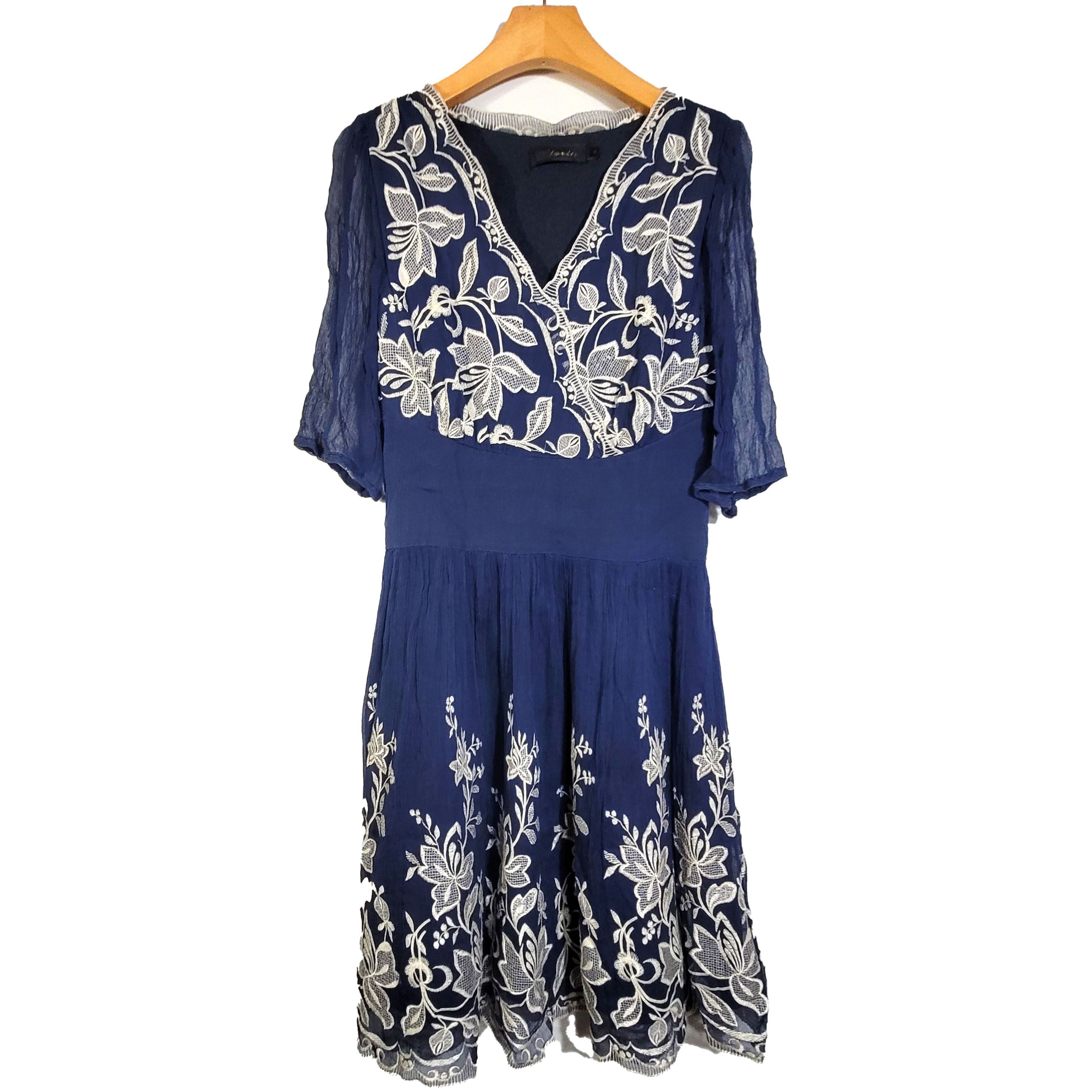 Other Women's Size XS Silk Short Sleeve Dress SAA484 Size XS / US 0-2 / IT 36-38 - 1 Thumbnail