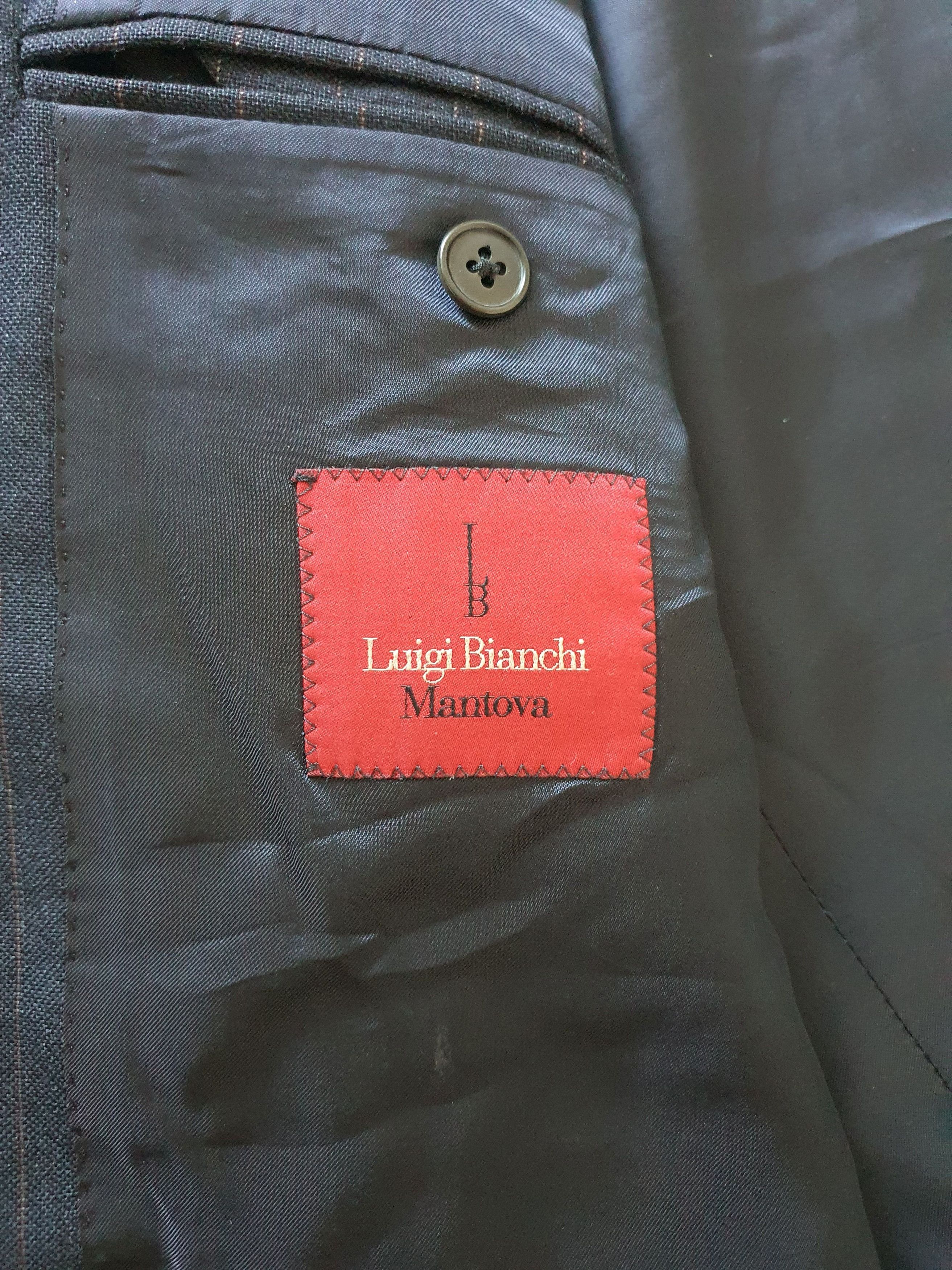 Luigi Bianchi Striped Wool Blazer Sports Coat Jacket (3 buttons) - EU 52 Size 42R - 5 Thumbnail