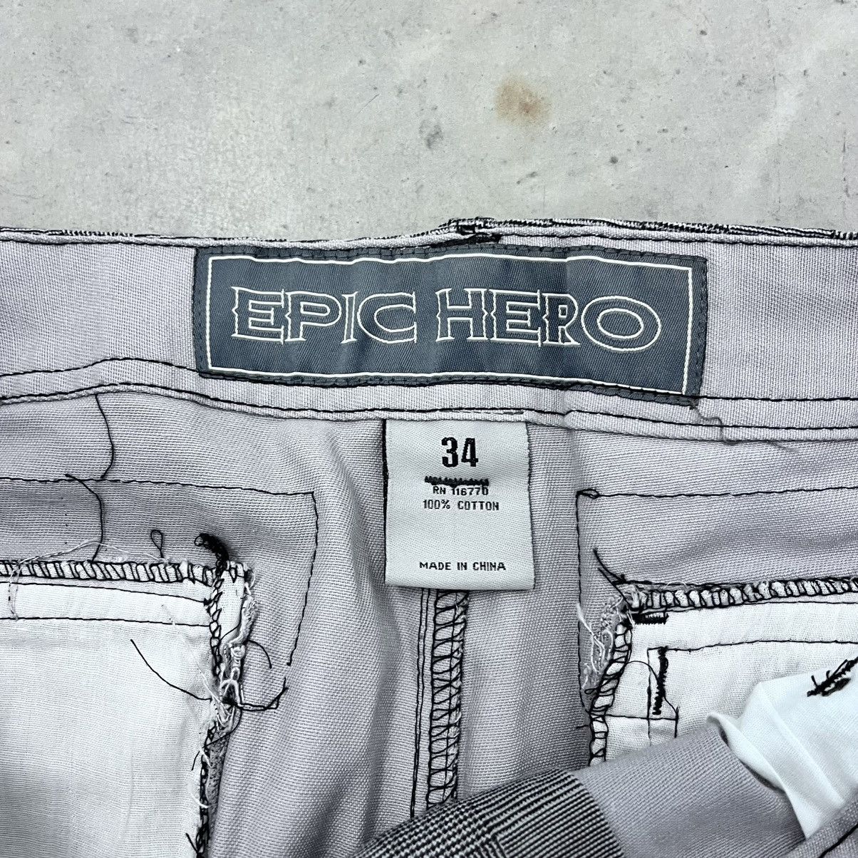 Vintage Crazy Y2K vintage Baggy Epic Hero Cargo Utility Shorts 34 Size US 34 / EU 50 - 4 Thumbnail