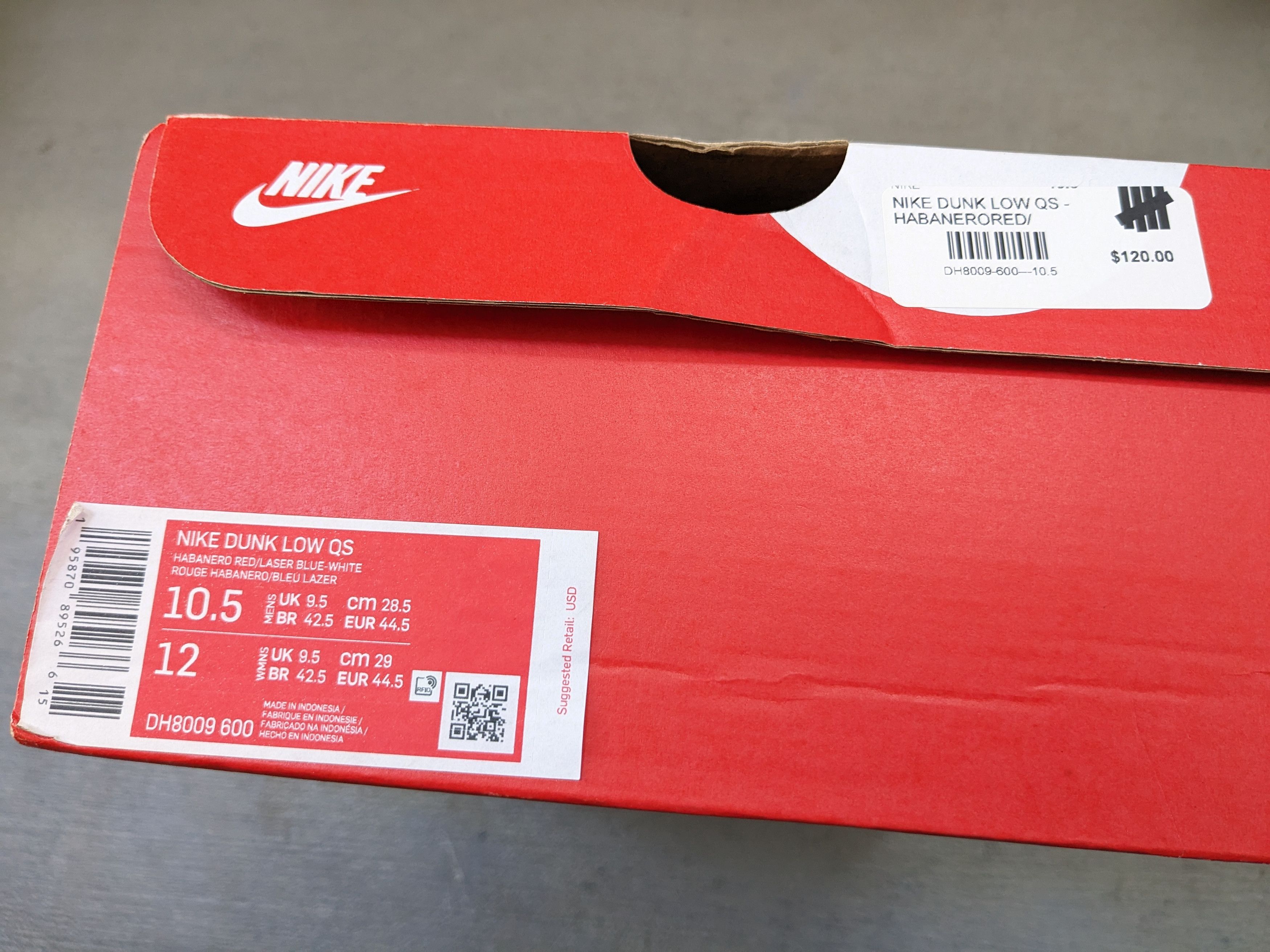 Nike Nike Dunk Low QS LeBron James Fruity Pebbles DH8009-600 Size US 10.5 / EU 43-44 - 20 Thumbnail