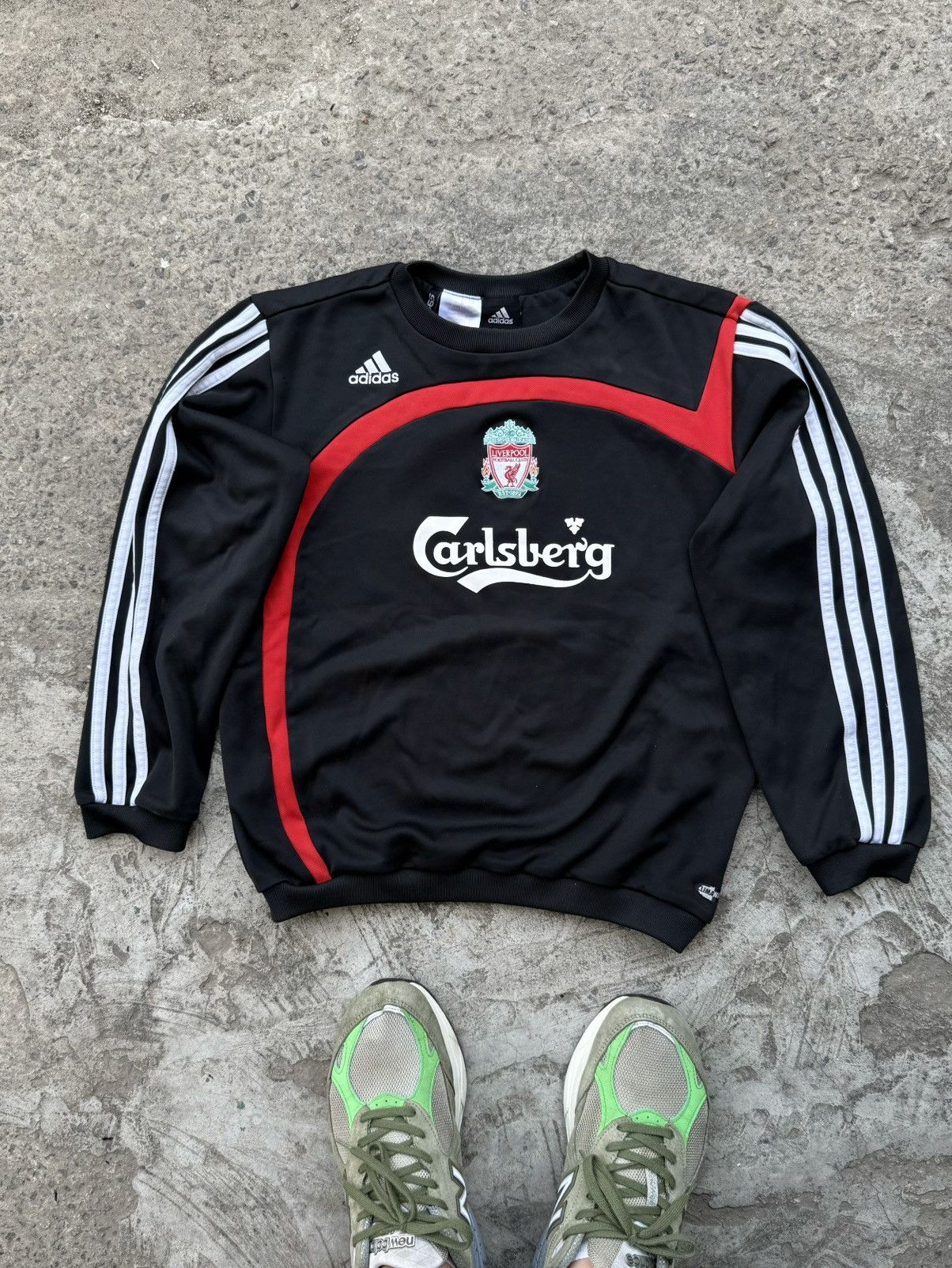 Adidas Vintage Y2K Adidas Liverpool Blokecore Soccer Sweatshirt Size US XXS / EU 40 - 4 Thumbnail