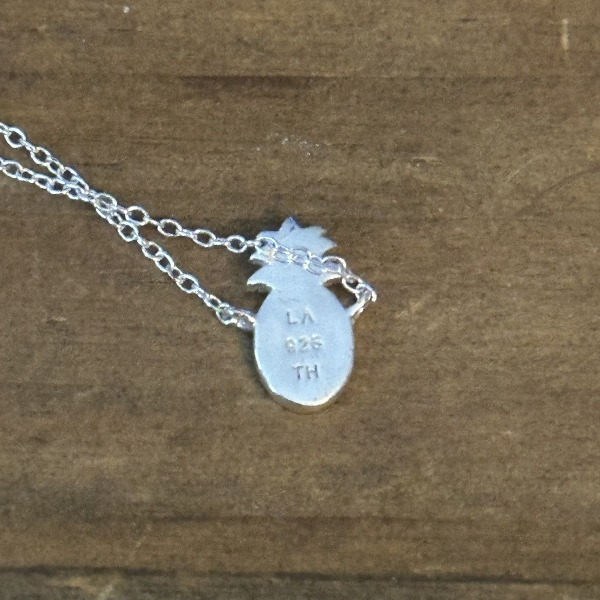 Vintage Vintage dainty 925 silver pineapple necklace Size ONE SIZE - 4 Thumbnail