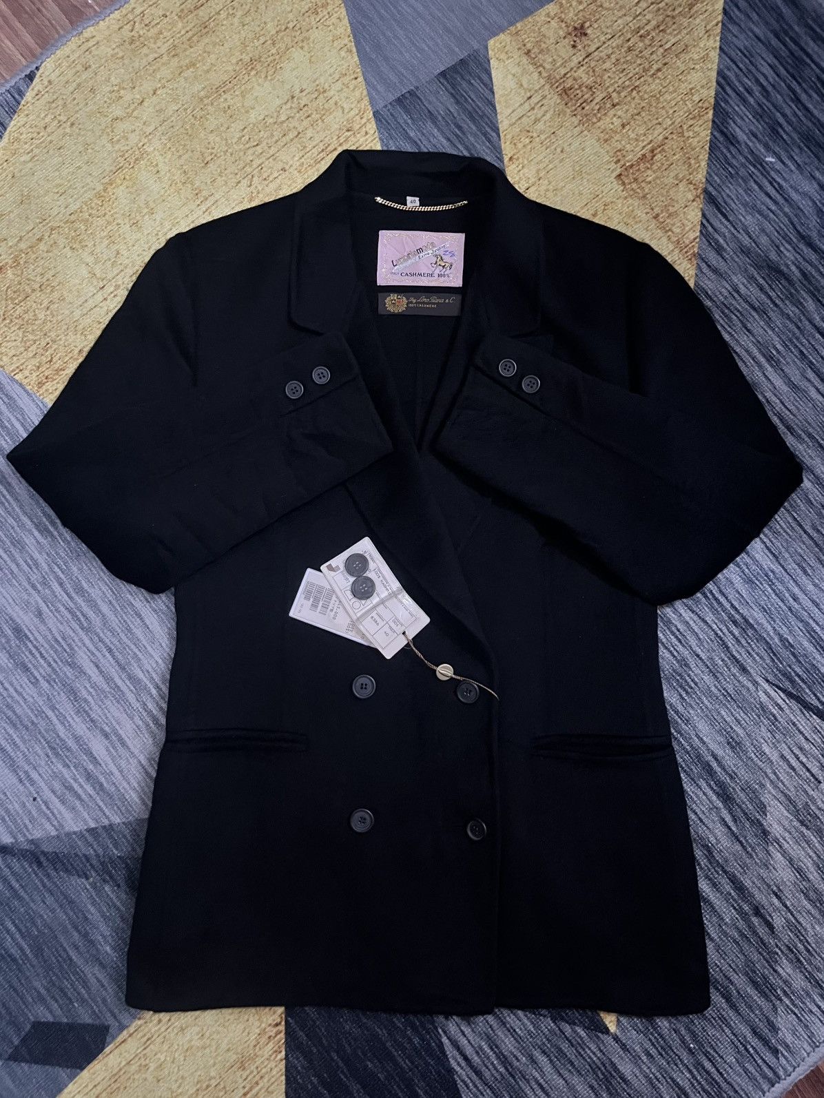 Loro Piana Double breasted notched lapel luxoria cashmere #H2 Size M / US 6-8 / IT 42-44 - 2 Thumbnail
