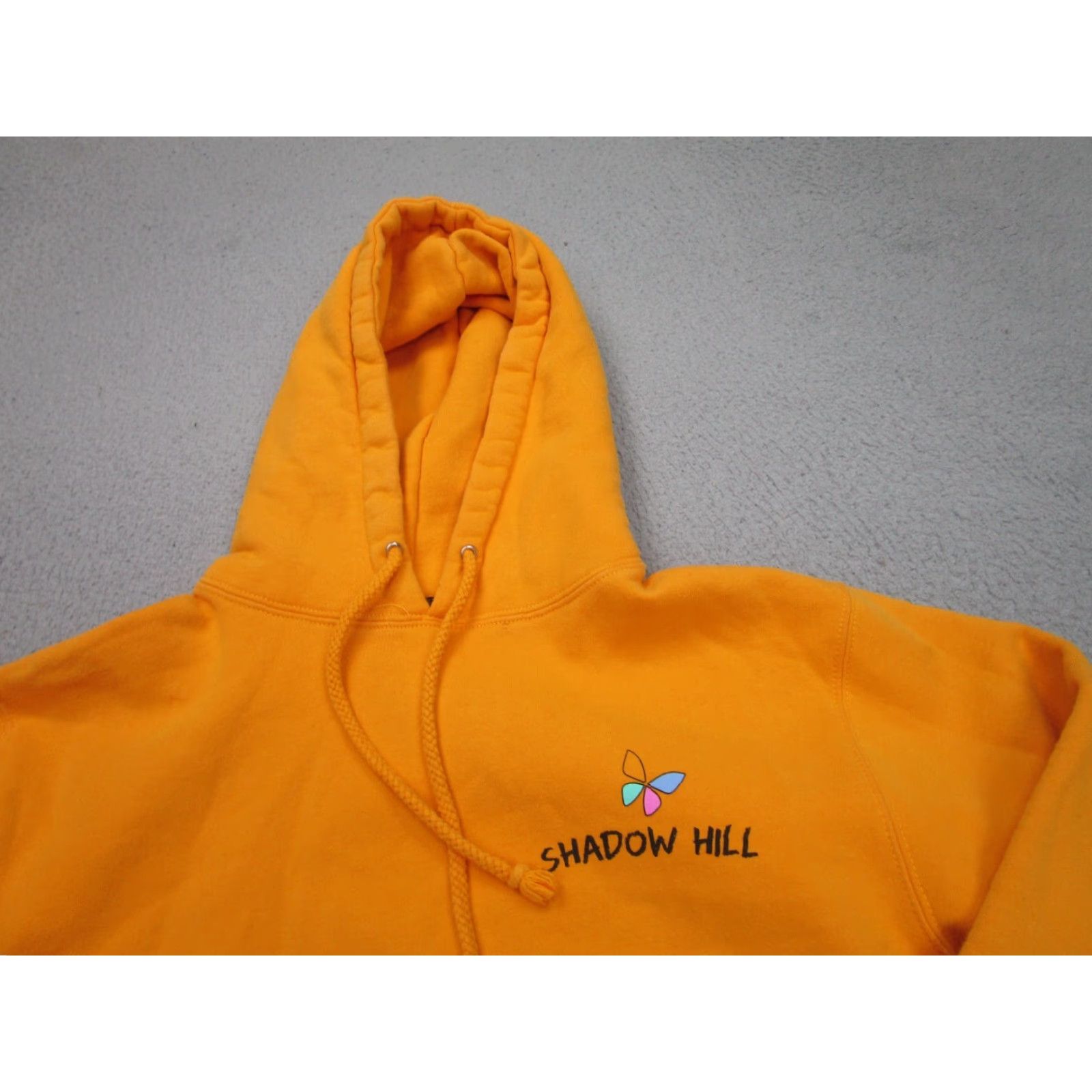 Shadow Hill Shadow Hill Hoodie Mens Small Yellow Sweatshirt Pullover Hooded Zip? Drawstring Regular Fit Cotton Fleece Logo Sweatshirt - wait. Size US S / EU 44-46 / 1 - 3 Thumbnail