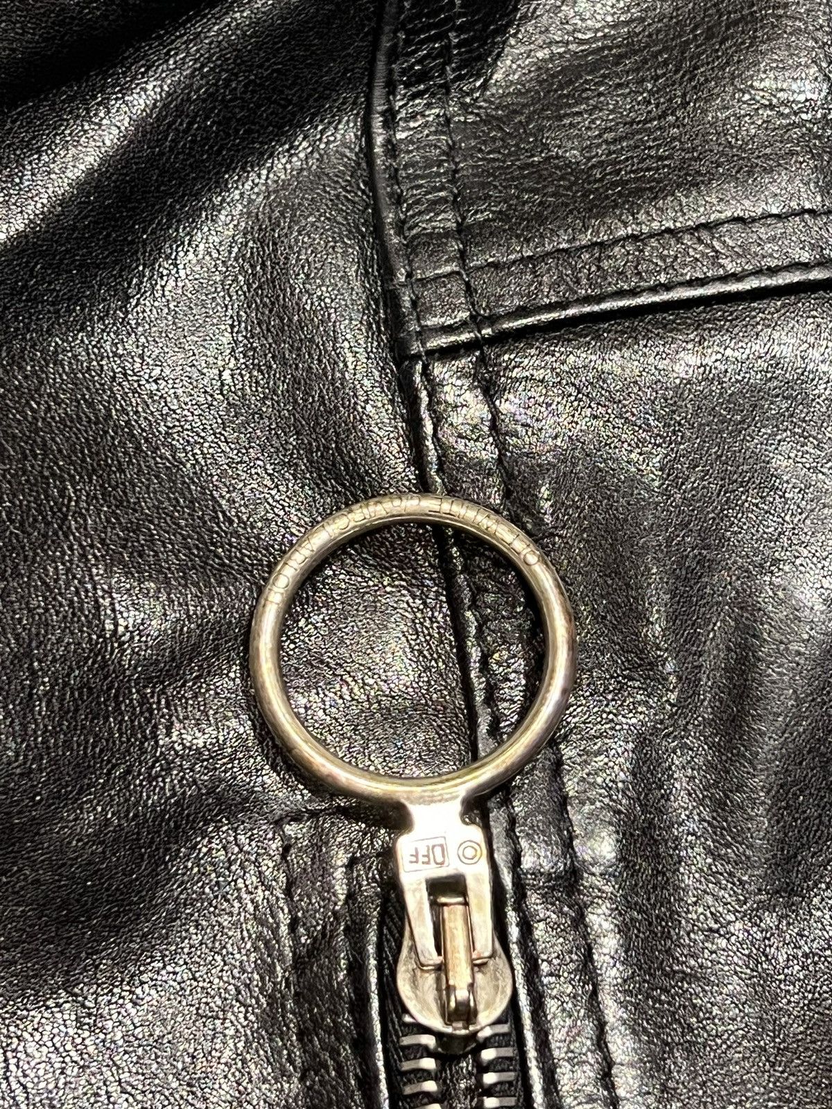 Off-White Off white (clean logo) leather jacket Size US L / EU 52-54 / 3 - 4 Thumbnail