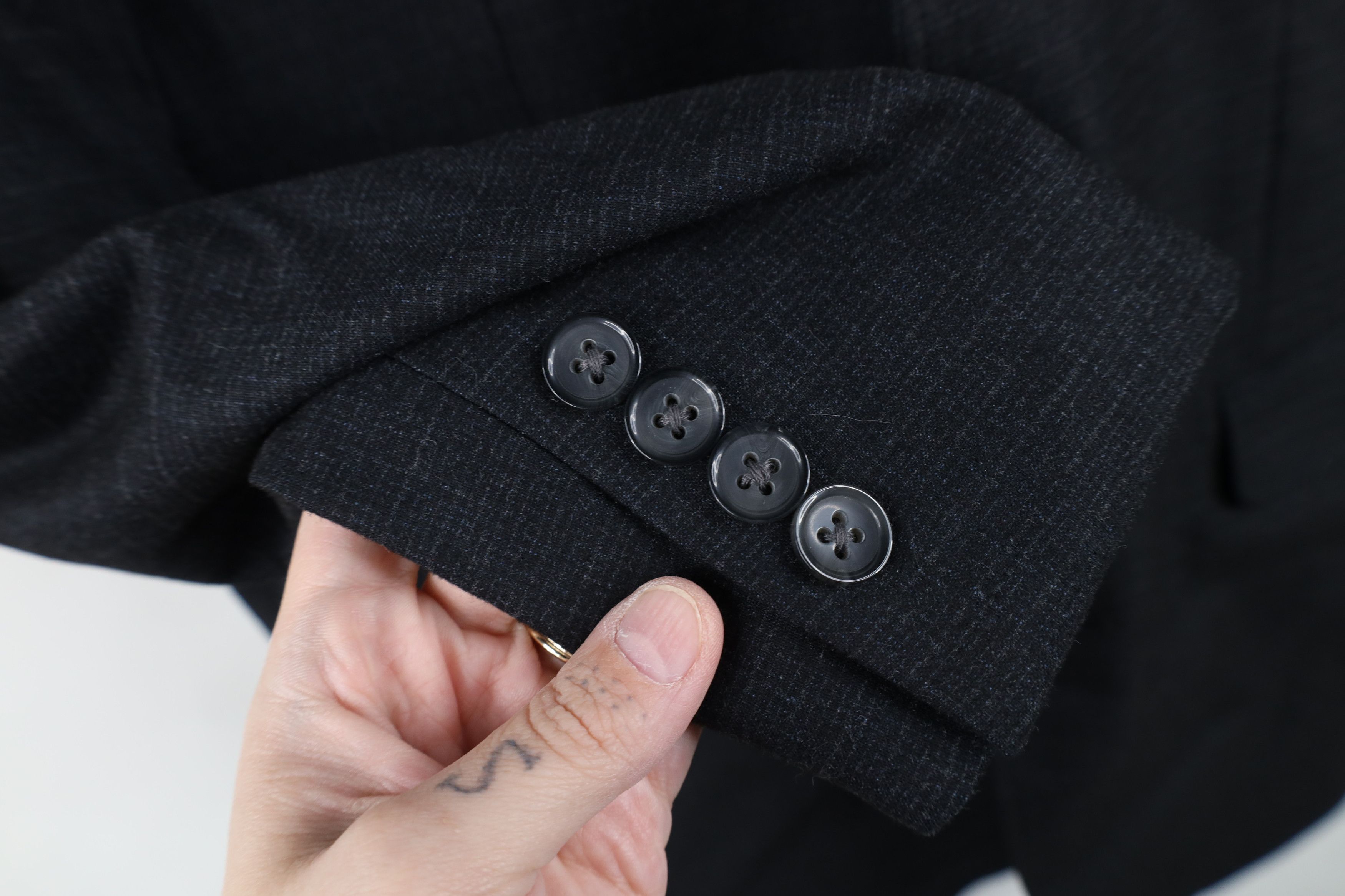 Johnston & Murphy Johnston & Murphy Checkered Suit Coat Blazer Jacket Gray Size US XL / EU 56 / 4 - 7 Thumbnail