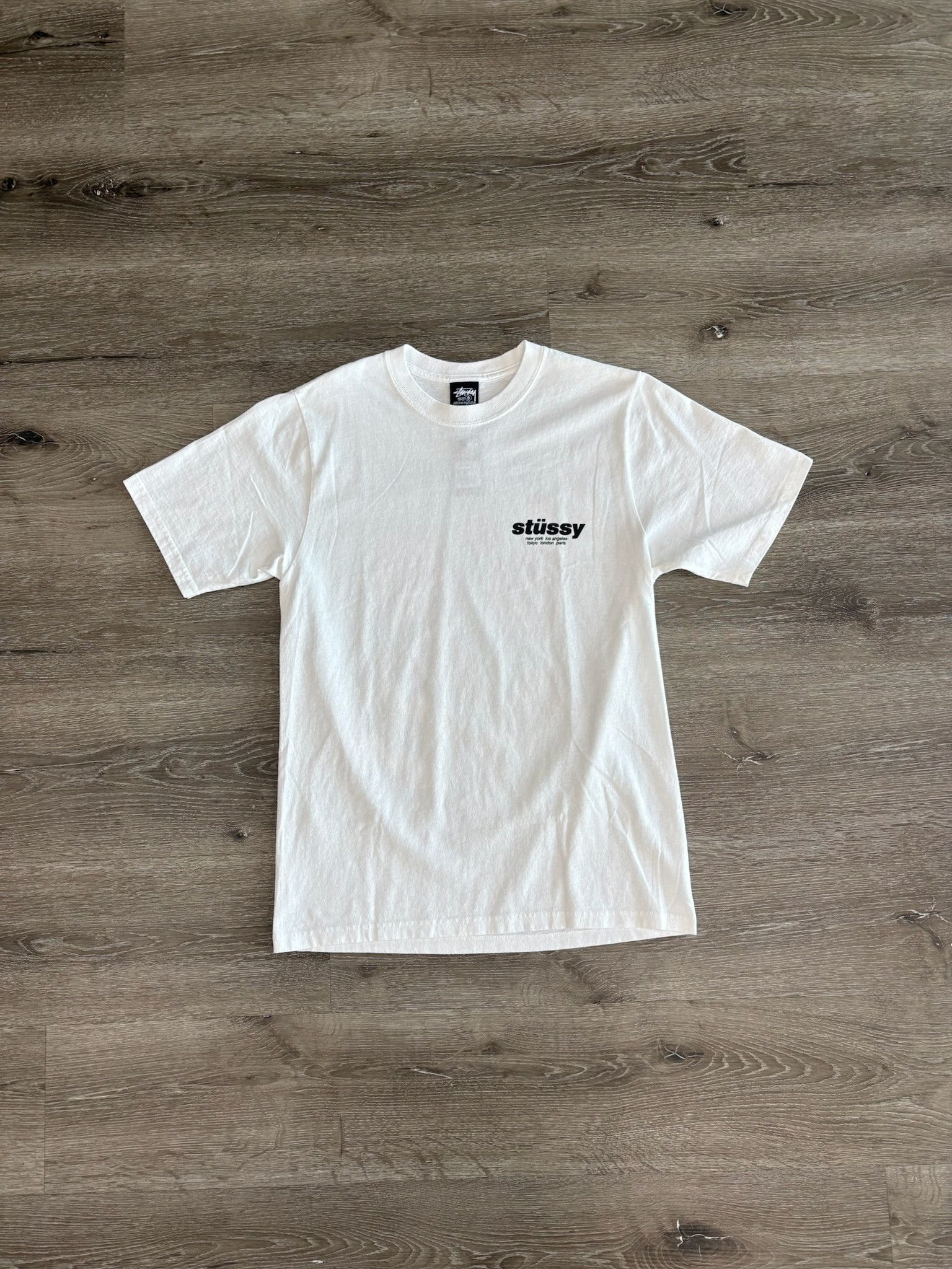 Stussy Stussy "Rollers" Tee (White) Size US S / EU 44-46 / 1 - 1 Thumbnail