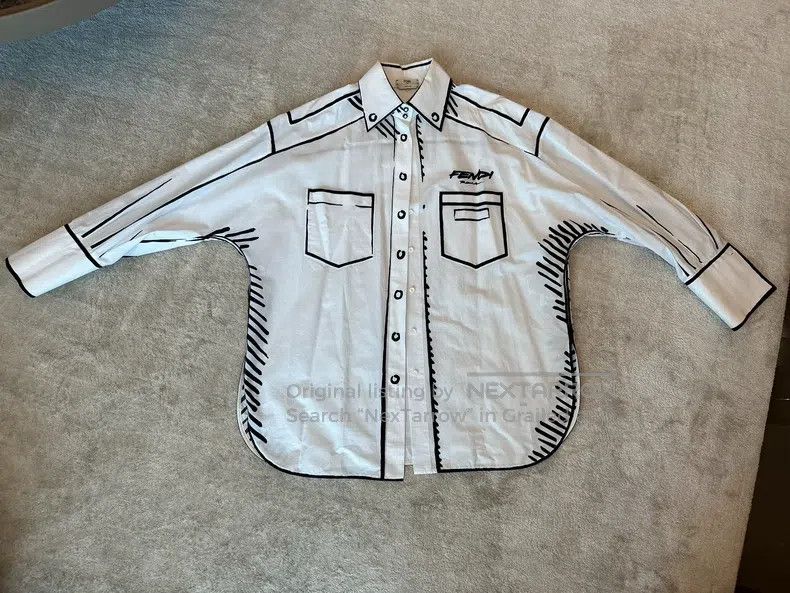 Fendi Fendi Show Theme Shirt Size S / US 4 / IT 40 - 1 Thumbnail