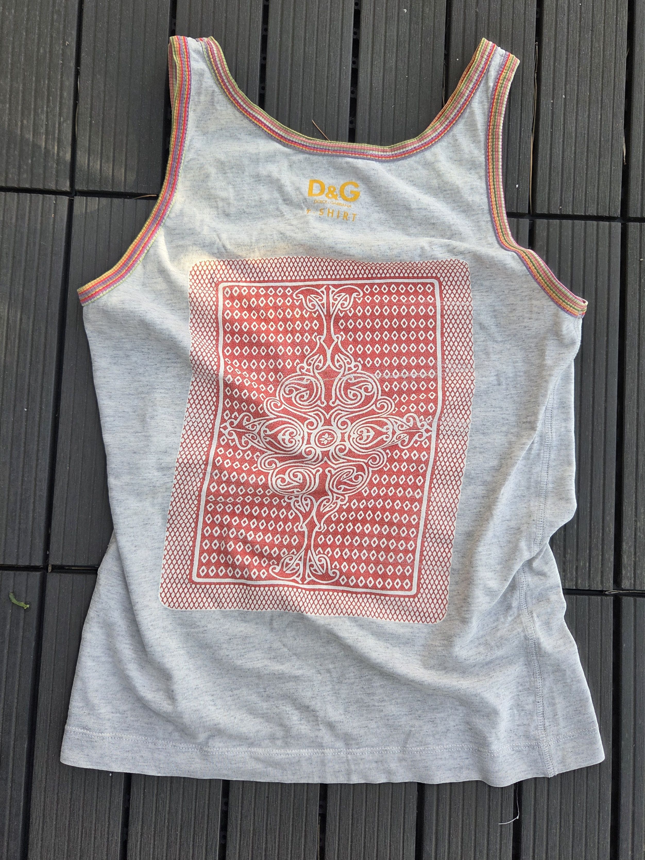 Dolce & Gabbana D&G "I hold 4 Trump cards" tank top Size US S / EU 44-46 / 1 - 2 Thumbnail