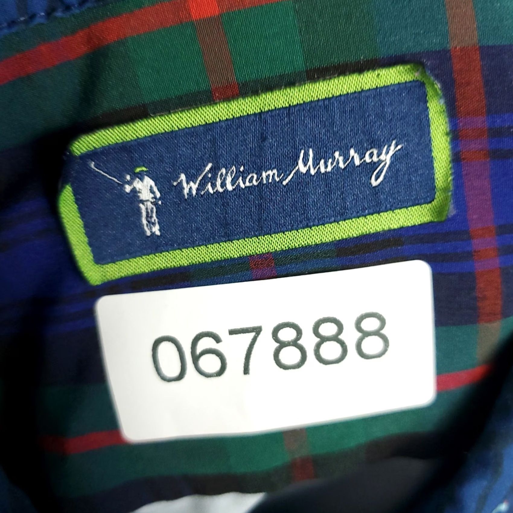 Vintage William Murray Shirt Mens Small Blue Shark Print Golf Button-Up Stretch Size US S / EU 44-46 / 1 - 7 Thumbnail
