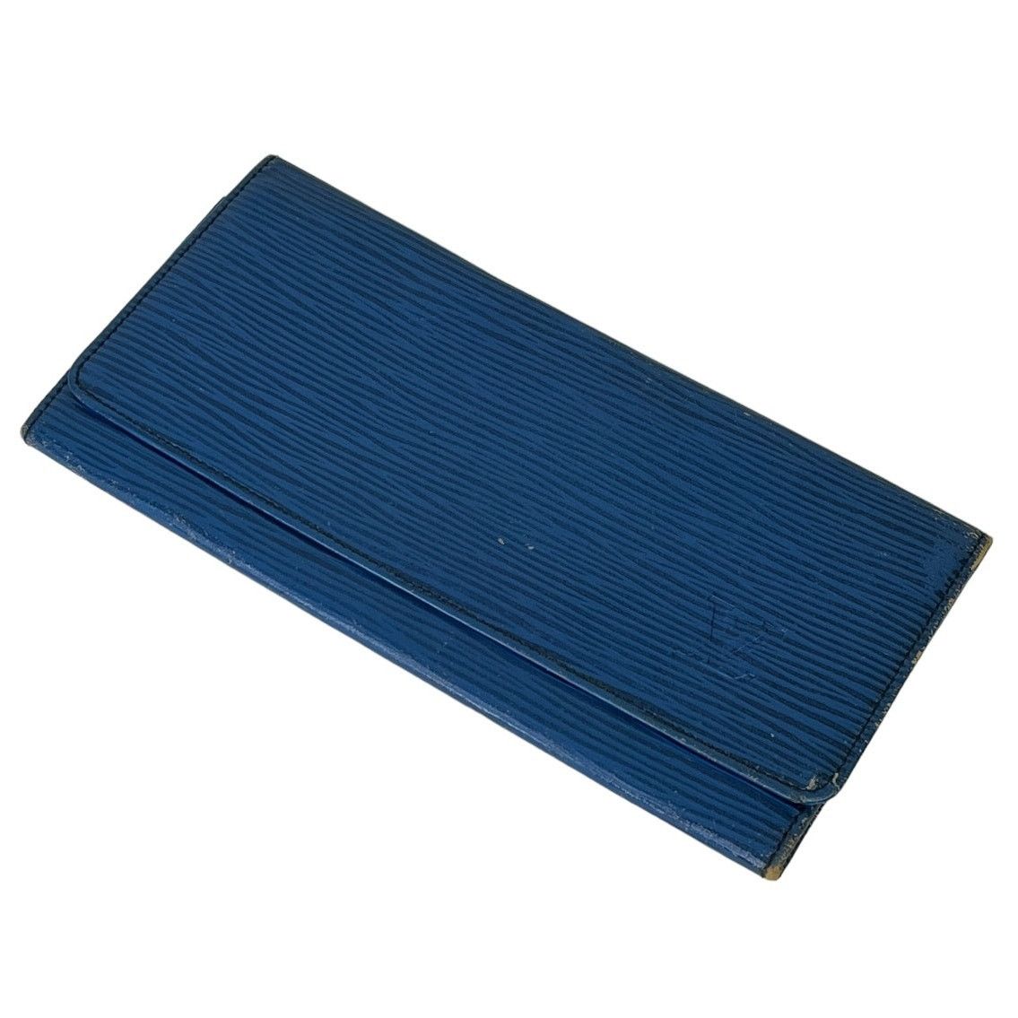 Louis Vuitton Louis Vuitton Vintage Blue Epi Long Wallet Size ONE SIZE - 1 Thumbnail