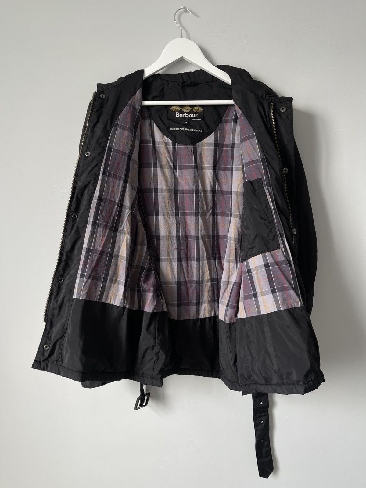 Barbour Barbour International A7 Waterproof Belted Biker Jacket Size US M / EU 48-50 / 2 - 17 Thumbnail