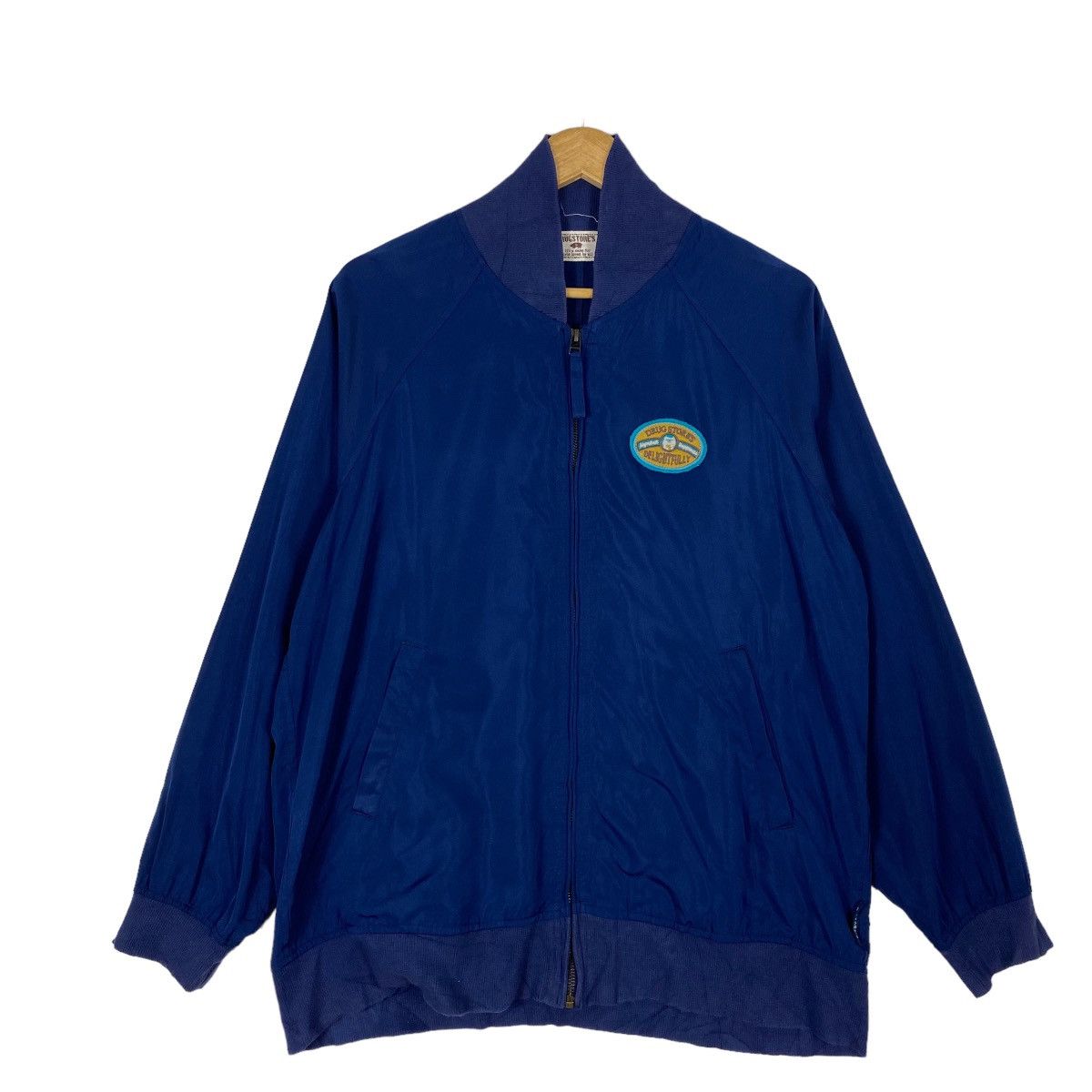Japanese Brand Drug Store Symbol Of Happines Big Logo Zipper Jacket Size US L / EU 52-54 / 3 - 3 Thumbnail