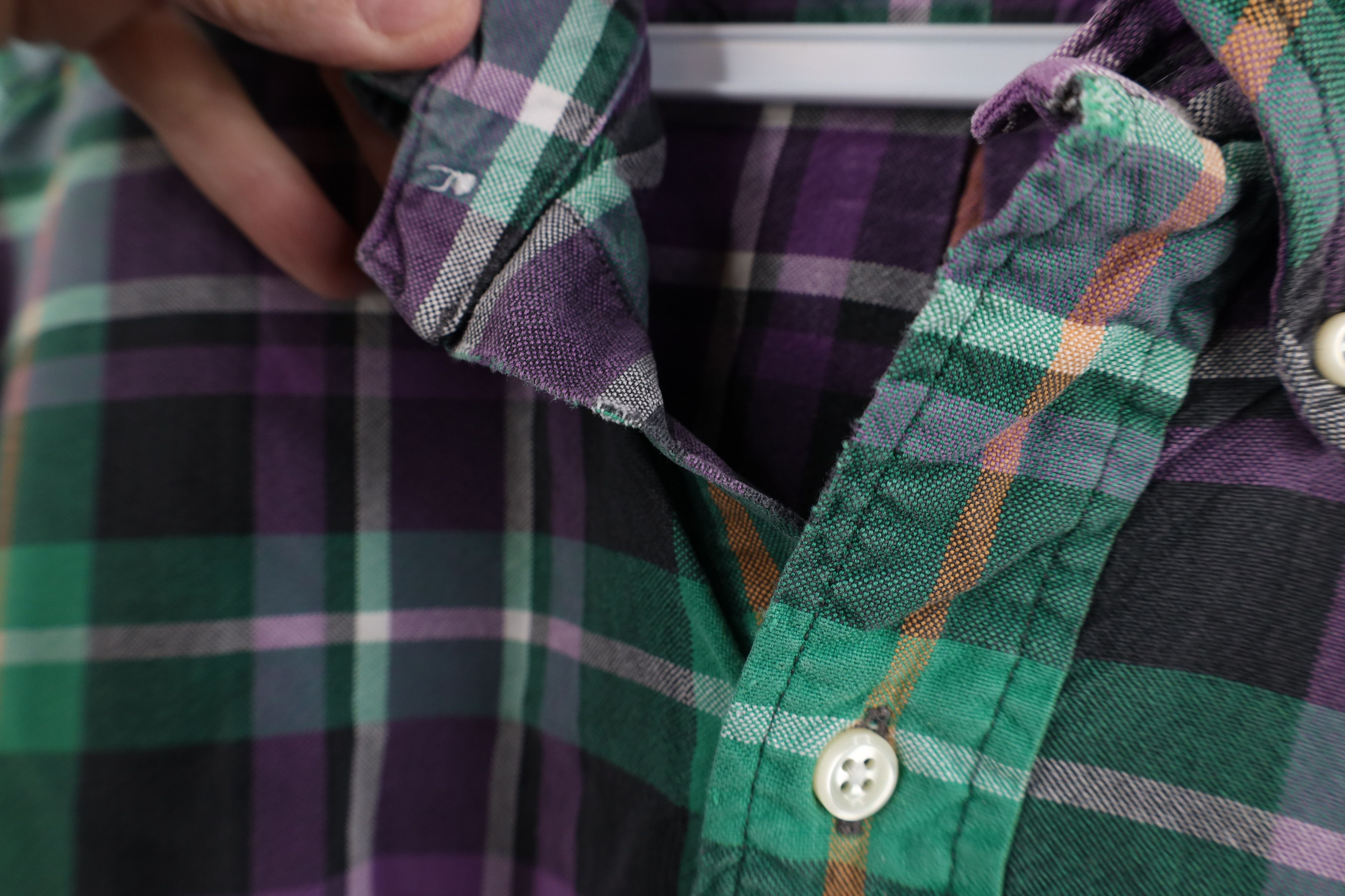 Polo Ralph Lauren Vintage 80s 90s Ralph Lauren Madras Plaid Button Down Shirt Size US S / EU 44-46 / 1 - 7 Thumbnail