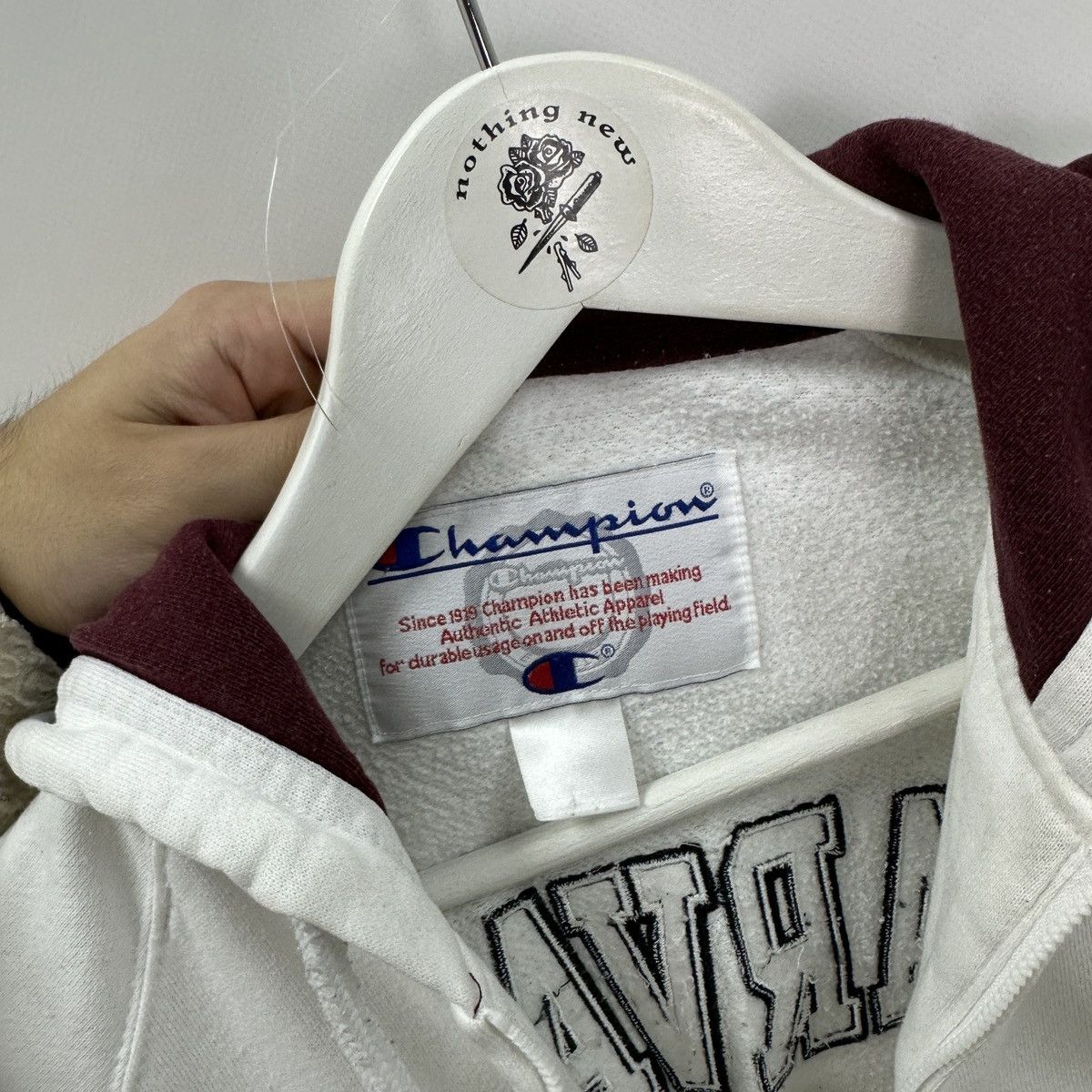 Champion Vintage 00s Harvard x Champion Zip Up hoodie college y2k og Size US S / EU 44-46 / 1 - 10 Thumbnail