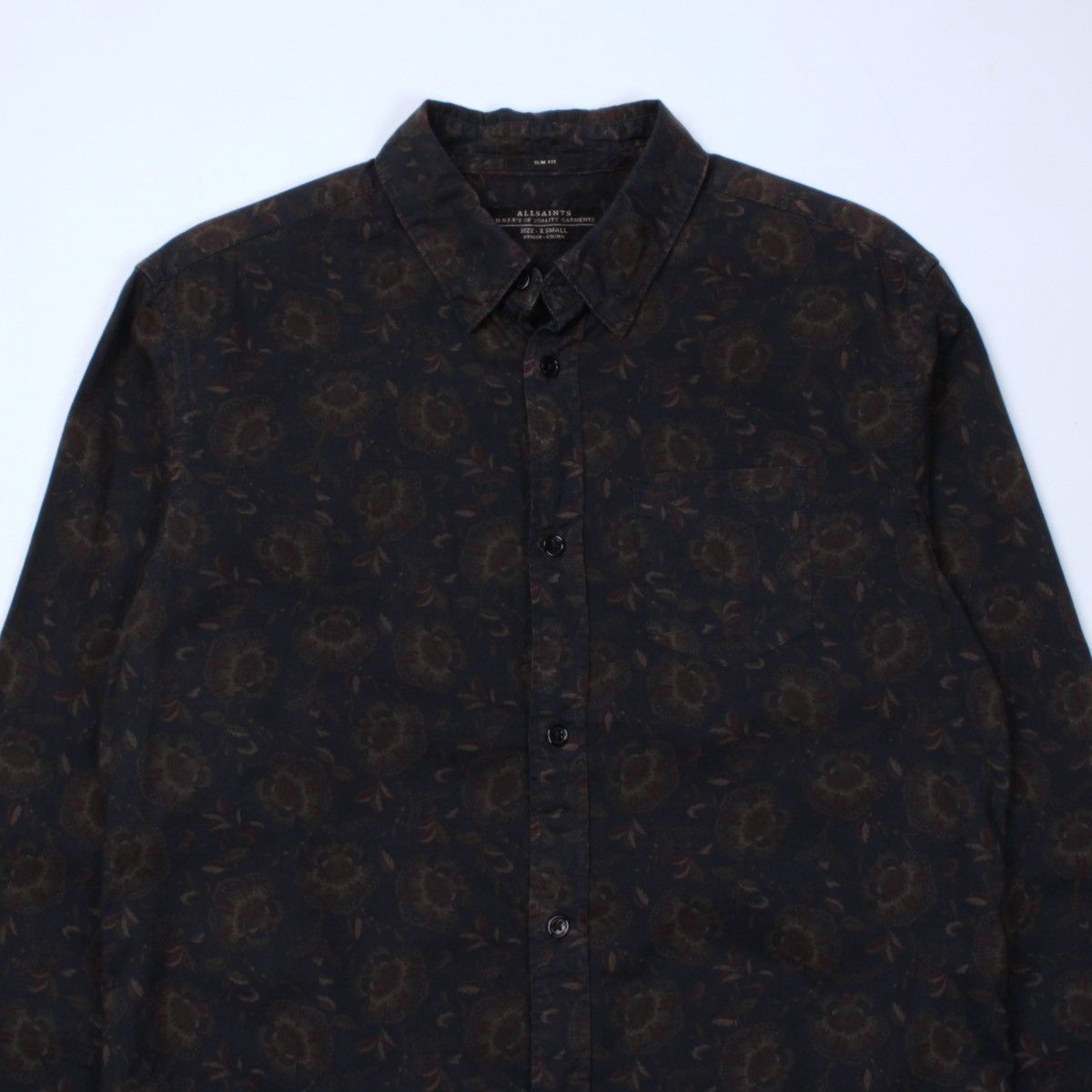 Allsaints × Designer ALLSAINTS Ashbury Long Sleeve Floral Button Down Shirt Size US XS / EU 42 / 0 - 5 Thumbnail