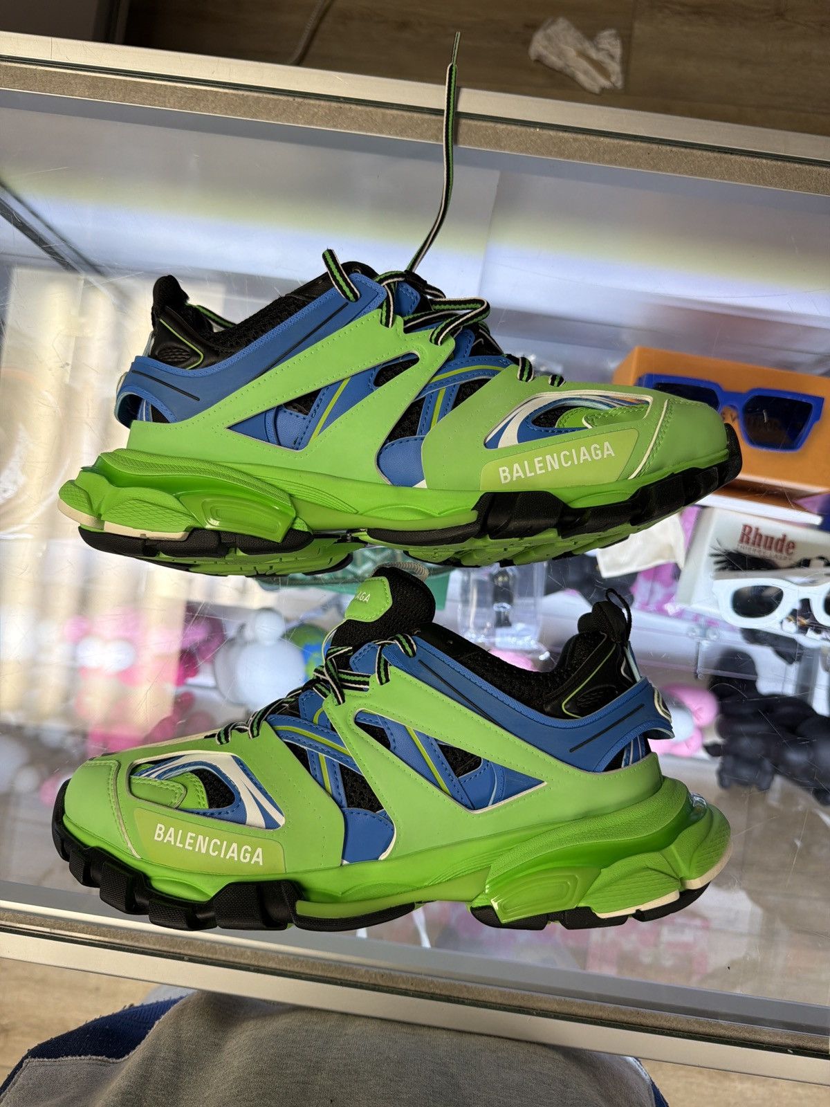 Balenciaga Balenciaga track trained blue green Size US 8 / EU 41 - 2 Thumbnail