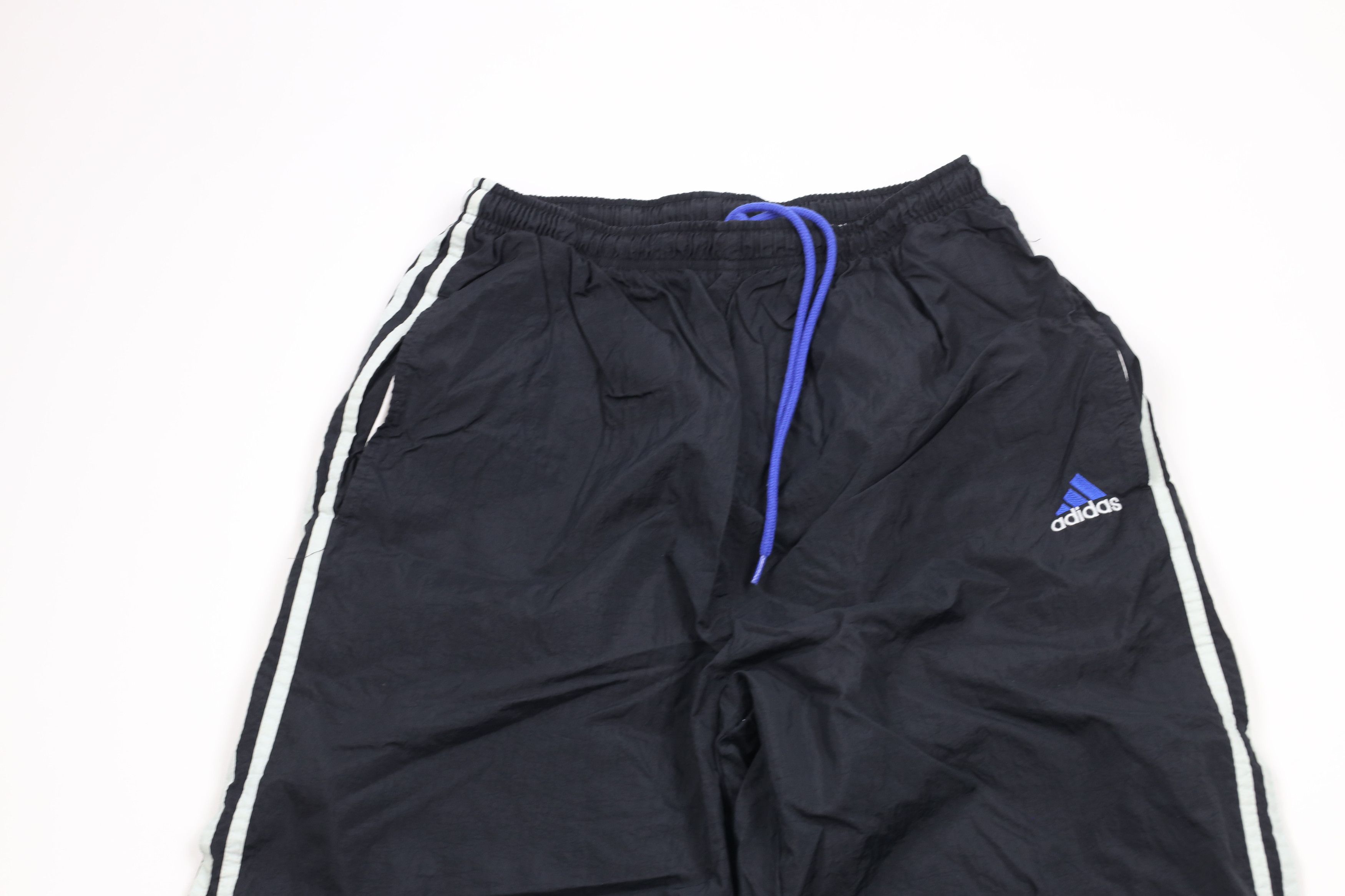 Adidas × Vintage Vintage 90s Adidas Striped Lined Windbreaker Joggers Pants Size 28" / US 6 / IT 42 - 2 Thumbnail