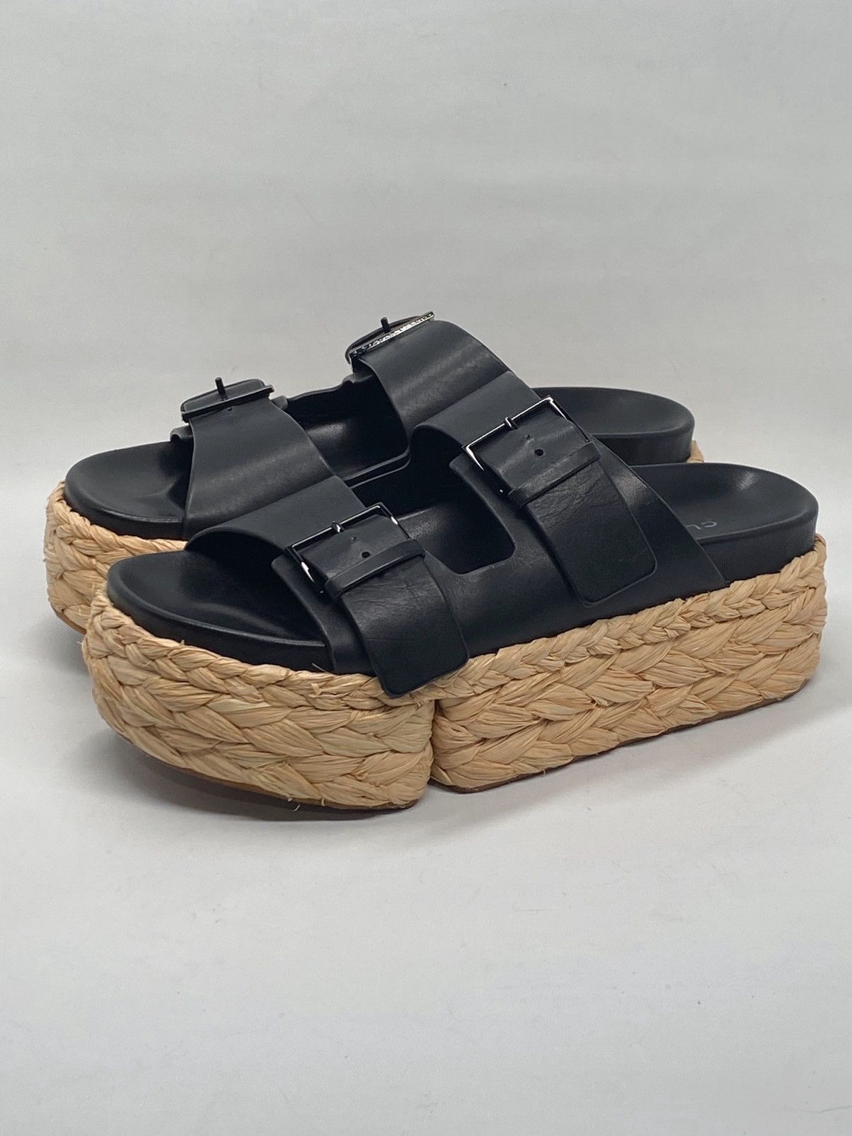 Robert Clergerie Clergerie Qiana2 Leather Espadrille Sandals size 37 Size US 7 / IT 37 - 3 Thumbnail